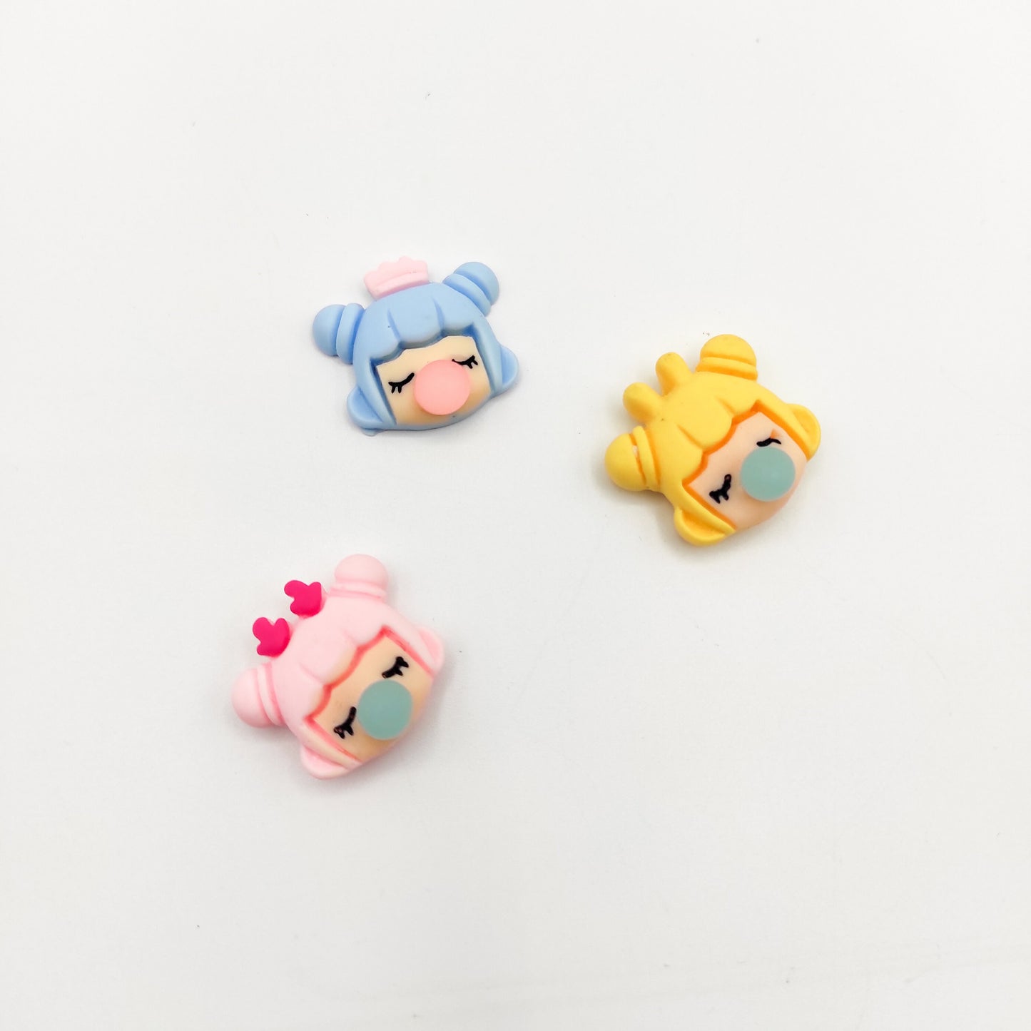 Cute Bubble Gum Girl Resin needle minders, Needle Minder for Embroidery, Cross Stitch, Needle work, Needle point tools