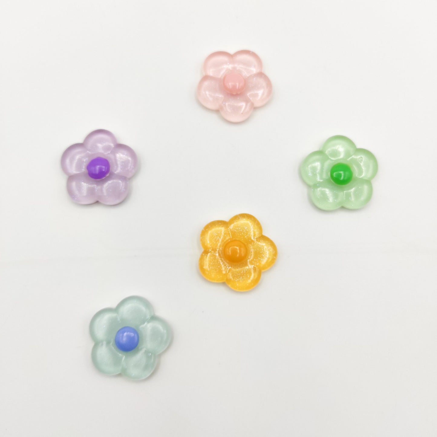 Floral (glow in the dark) Resin needle minders, Needle Minder for Embroidery, Cross Stitch, Needle work, Needle point tools