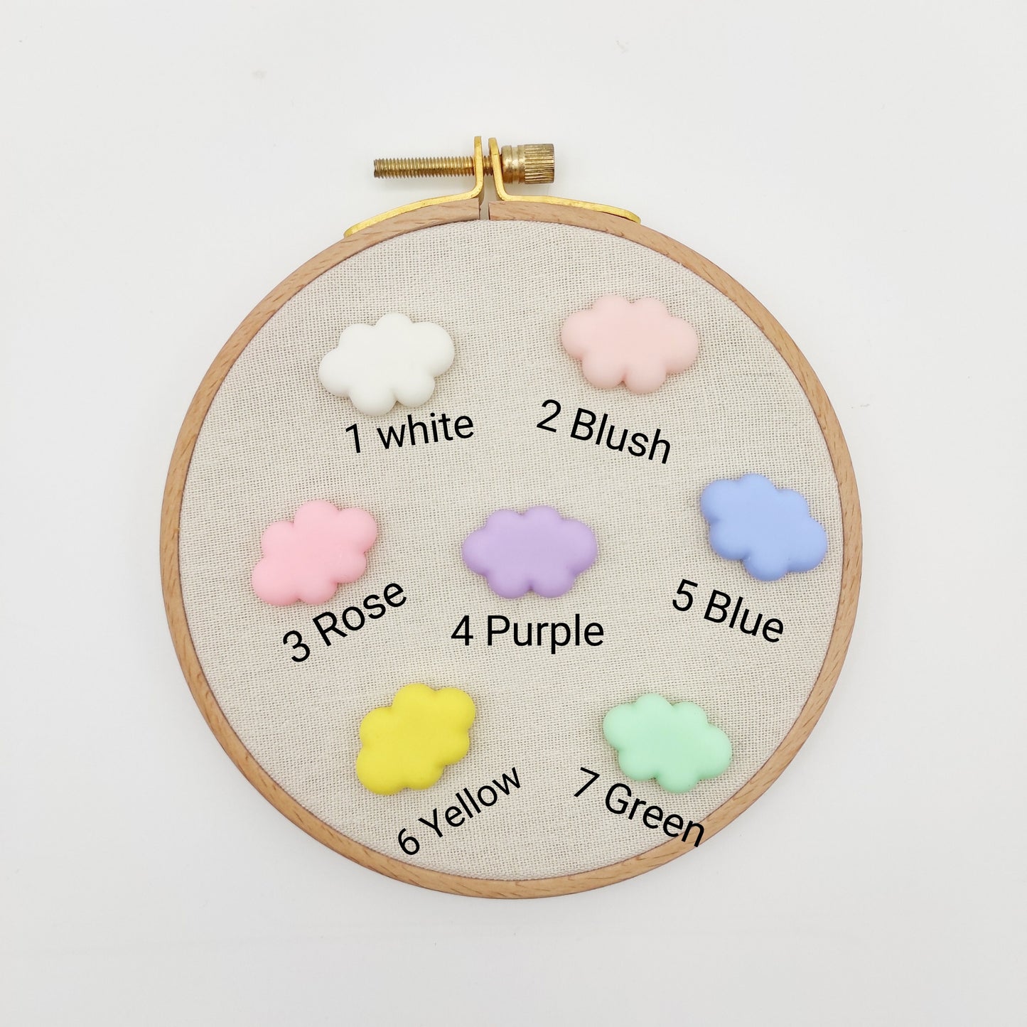 Cloud Resin needle minders, Needle Minder for Embroidery, Cross Stitch, Needle work, Needle point tools