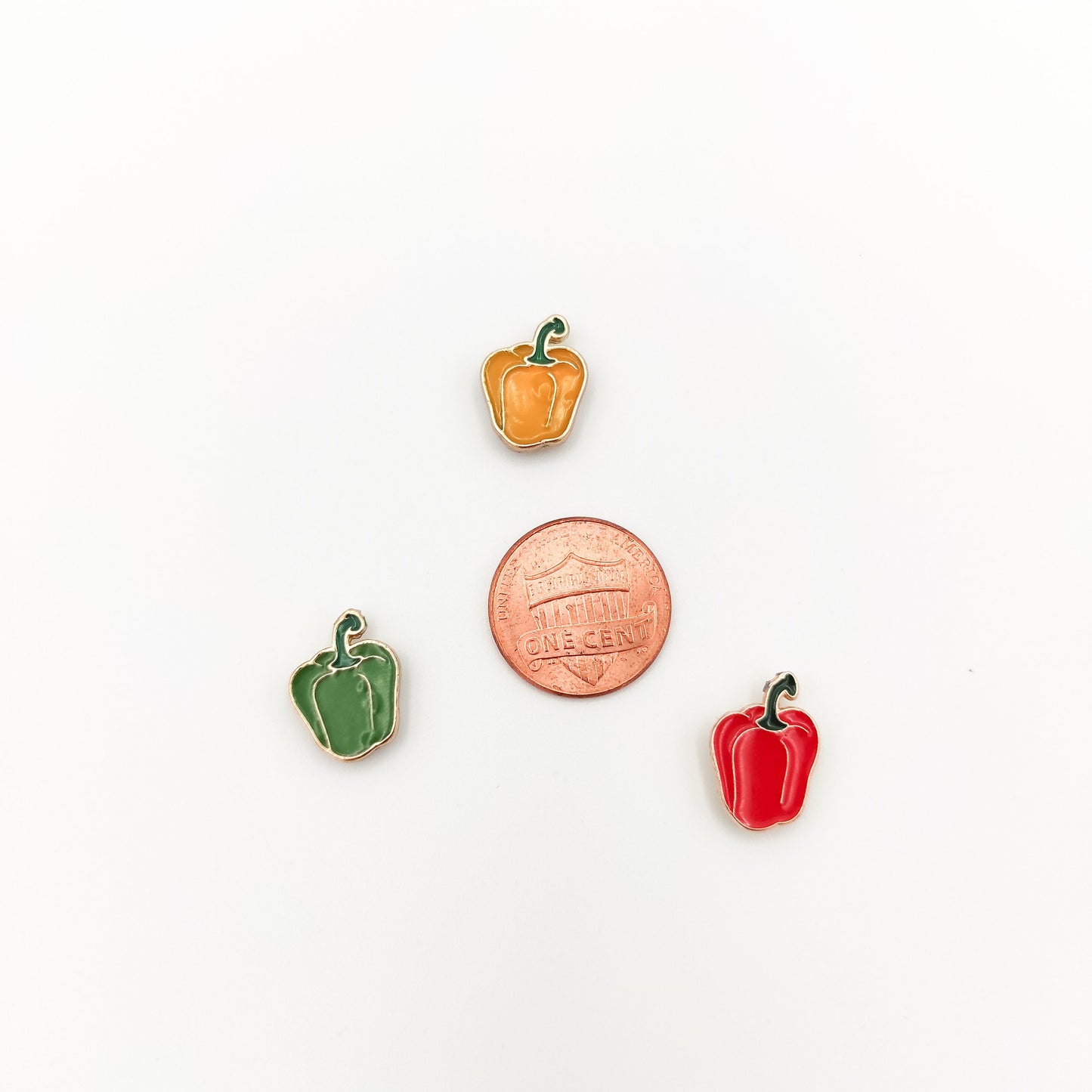 Vegetable Enamel needle minders, Small Needle Minder for Embroidery/Cross Stitch/Needle work