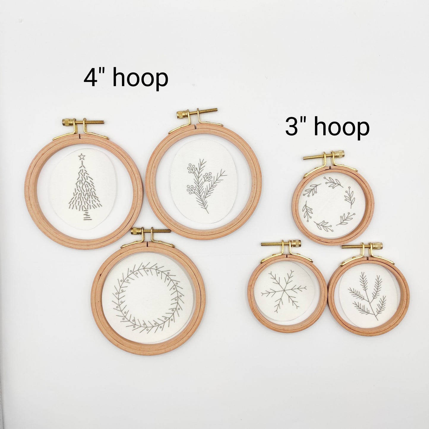 Christmas Stick & Stitch embroidery patterns, DIY embroidery patterns for felt ornaments