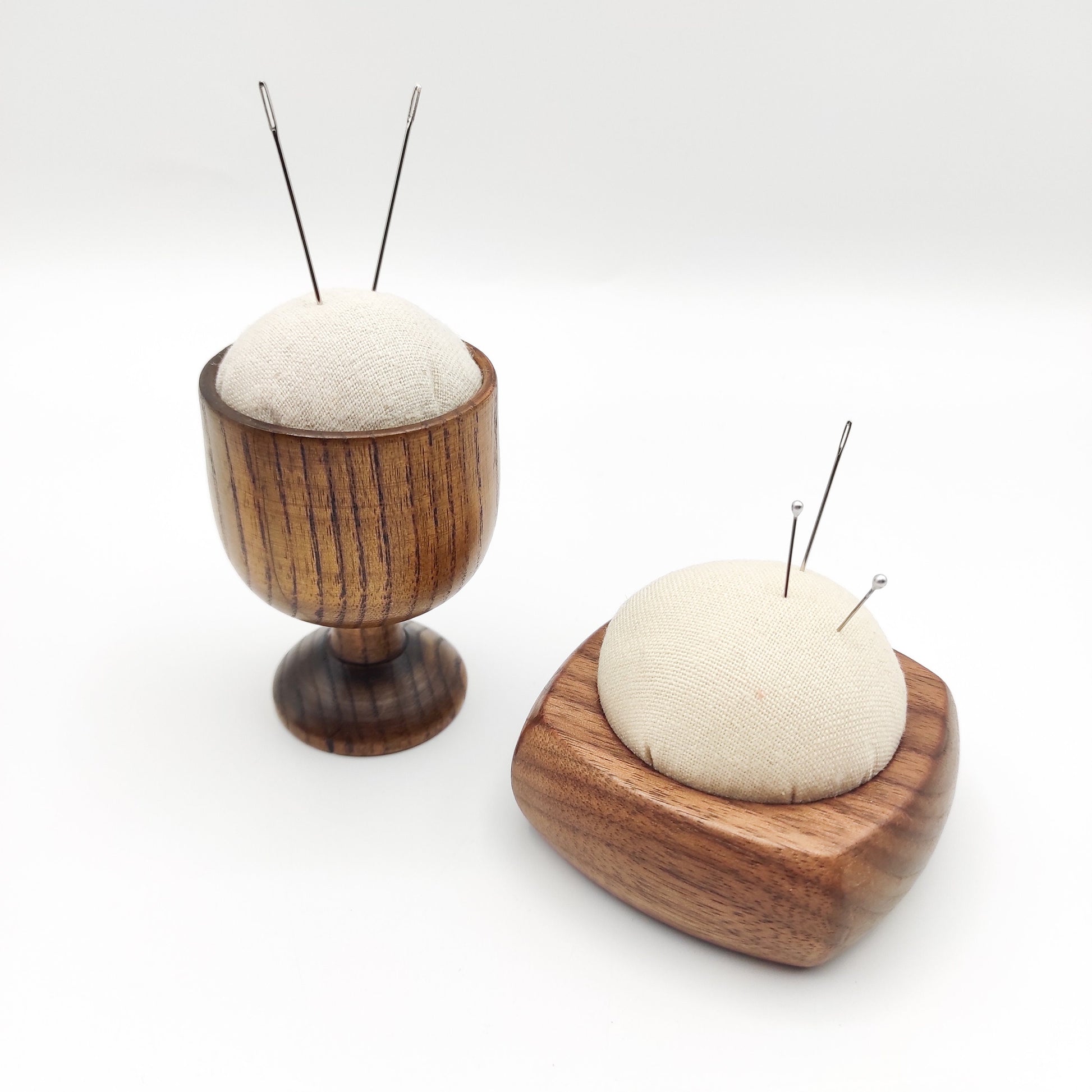 Wooden pin cushion base for Hand embroidery/Sashiko/Cross Stitch/needlepoint/needle work and DIY projects