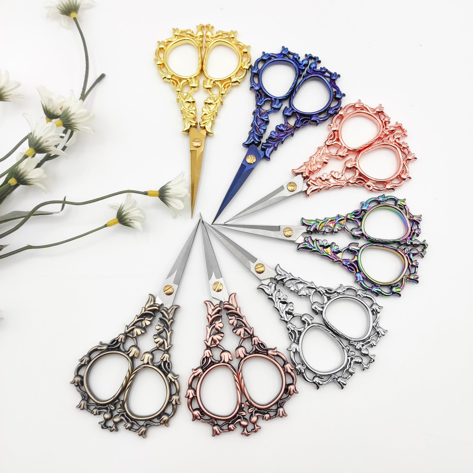 Bell flower Embroidery scissor, Small Sharp scissor unique gift for Embroidery/Quilting/Thread/Sewing/Knitting/Cross Stitch