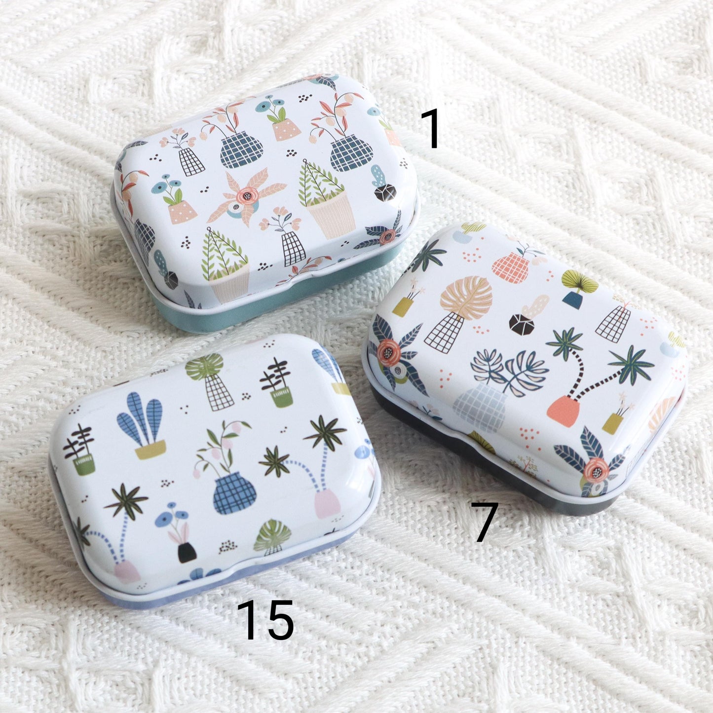 Floral Small Magnetic Needle Case for Embroidery/Cross Stitch/Hand Stitch/Sewing - Modern Style Needle Organizer-Travel needle case