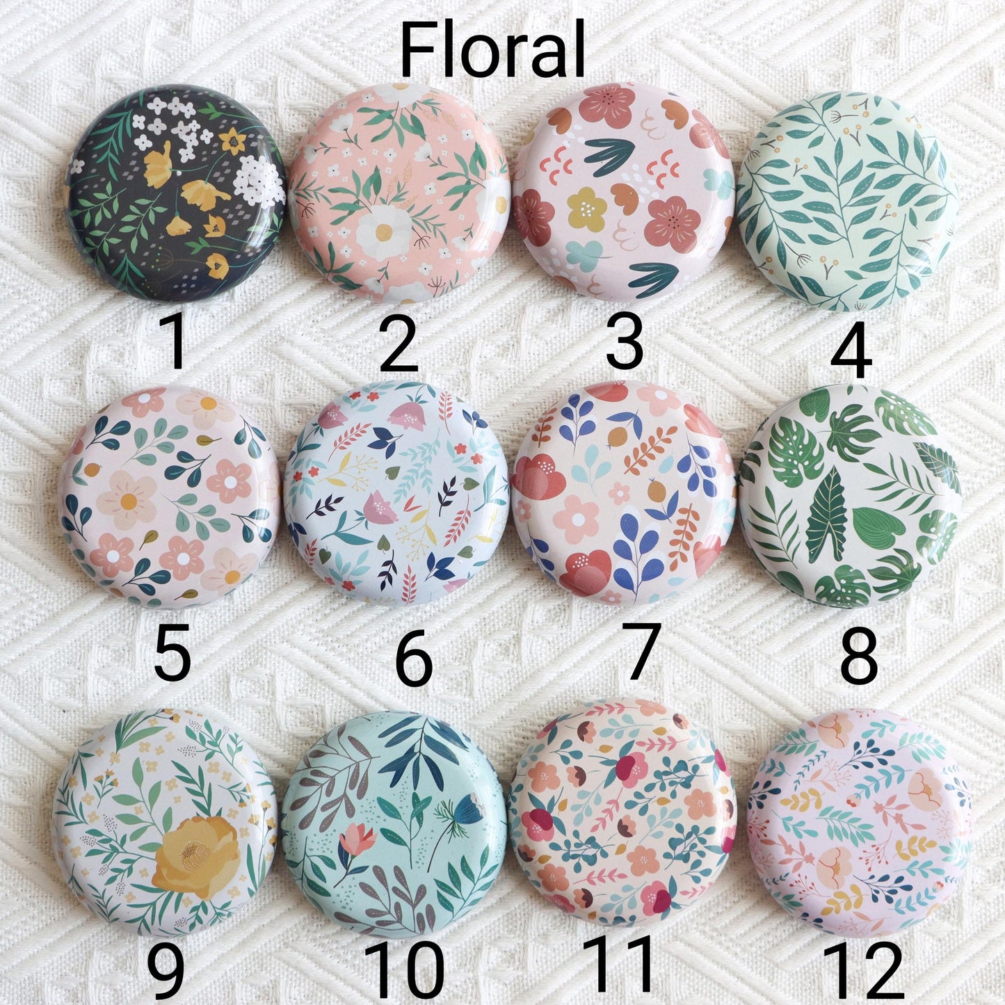 Round Magnetic Needle Case for Embroidery/Cross Stitch/Hand Stitch/Sewing - Modern Style Needle Organizer