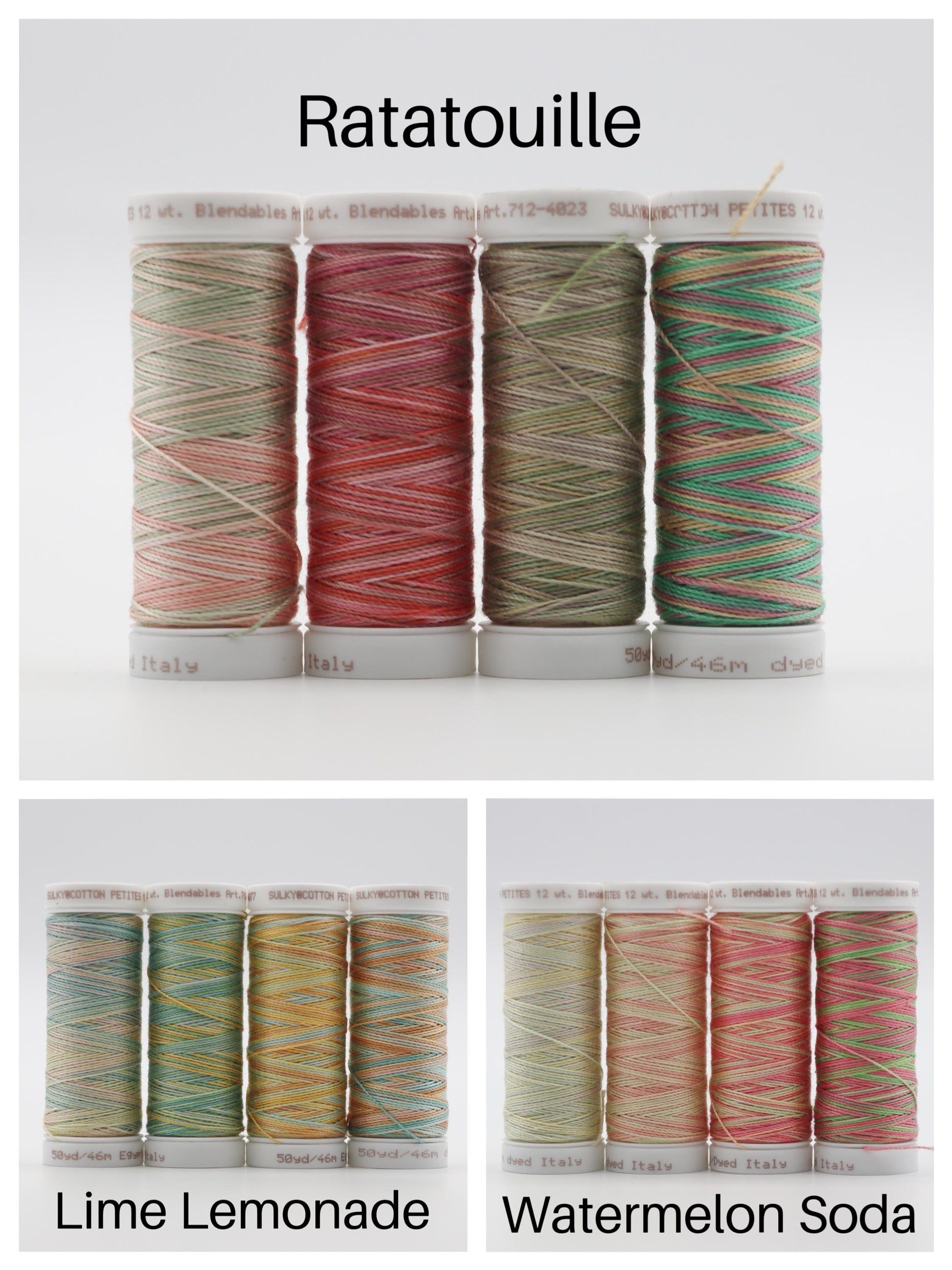 Sulky Blendables Cotton Thread bundle, cotton machine/hand embroidery thread, quilting thread, sewing thread, cross stitch thread