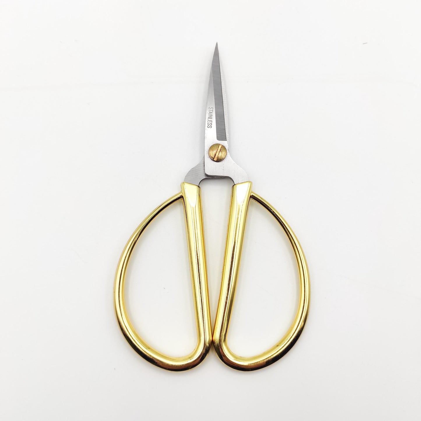 Rose Gold / Bronze Vintage Style Cissors, Fabric scissors, Macrame Small Scissors 5" ,Big Handle Scissors, bonsai scissors