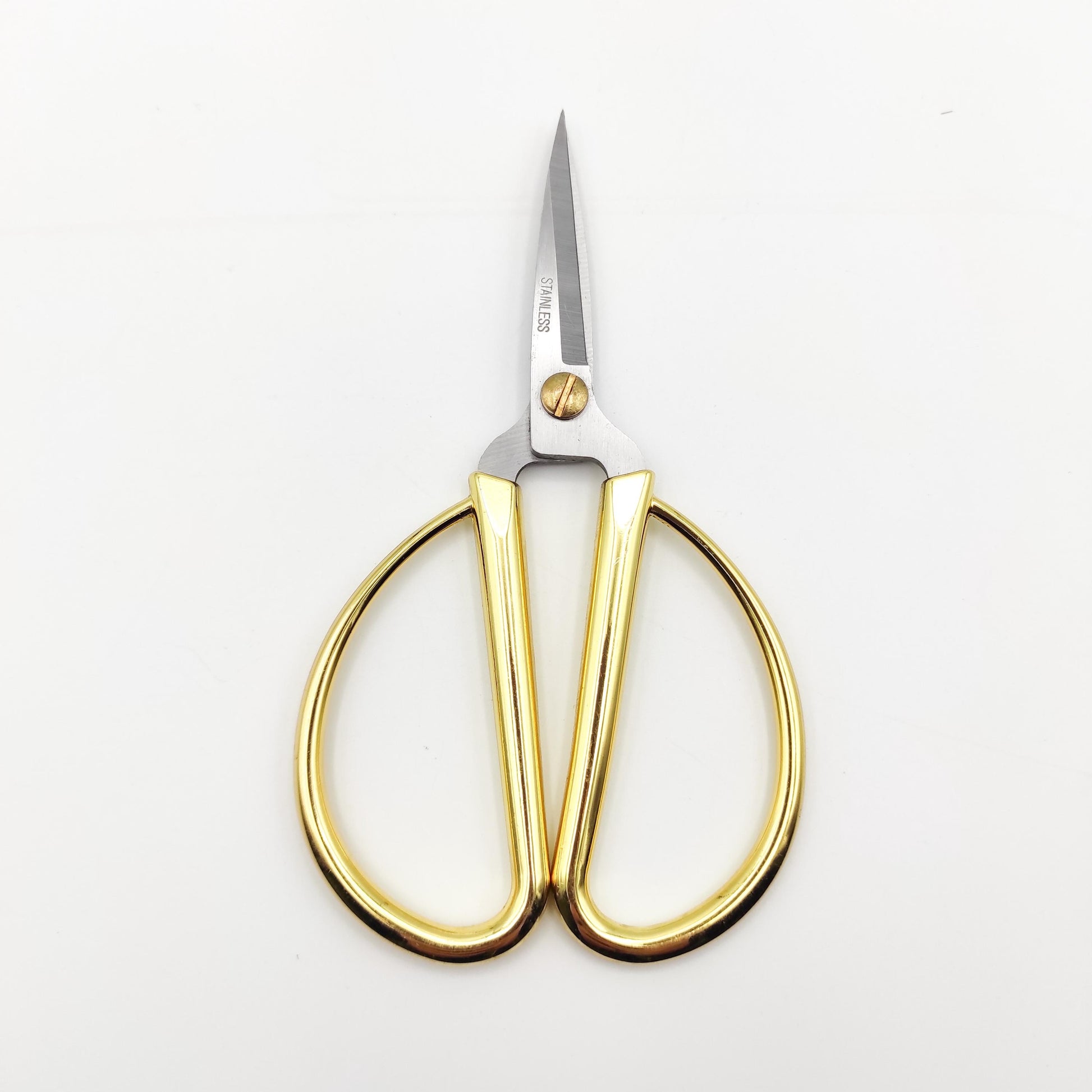 Rose Gold / Bronze Vintage Style Cissors, Fabric scissors, Macrame Small Scissors 5" ,Big Handle Scissors, bonsai scissors