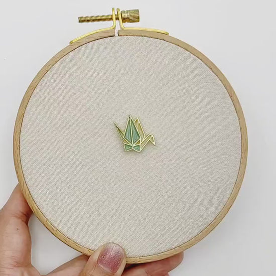 Paper Crane needle minders, Needle Minder for Embroidery, Cross Stitch, Needle work, Needle point tools