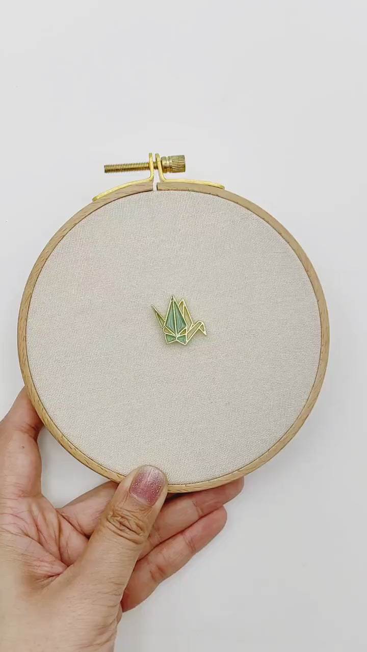 Paper Crane needle minders, Needle Minder for Embroidery, Cross Stitch, Needle work, Needle point tools