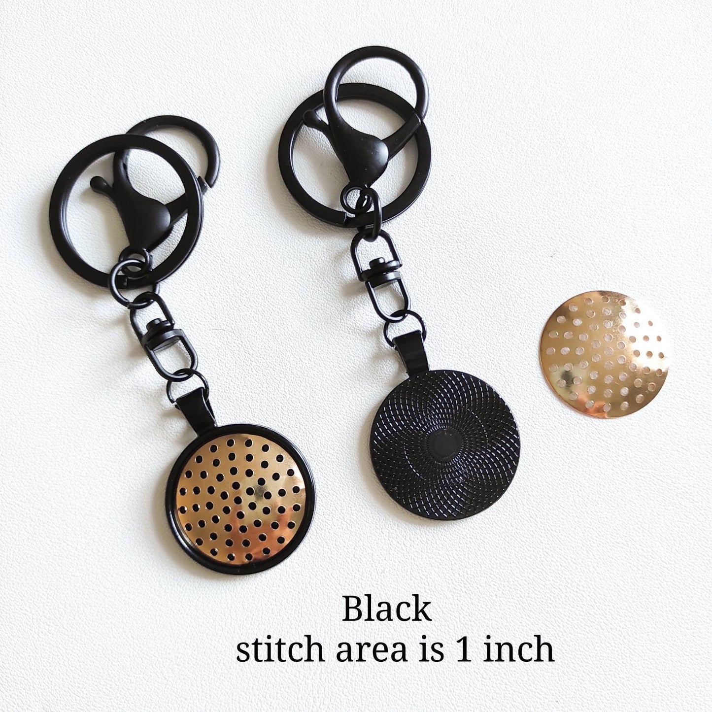 Blank keychain pendant, Blank keychain for embroidery, Cross Stitch embroidery frame, Hand embroidery keychain kit, Diy gift kit