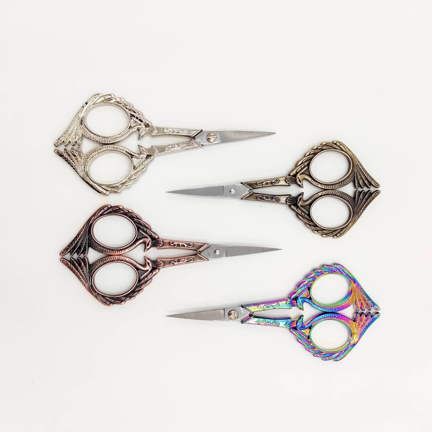 Peafowl Embroidery/ Cross Stitch scissors, Craft scissors, Floss scissors, Thread scissors, Sewing scissors, vintage scissors