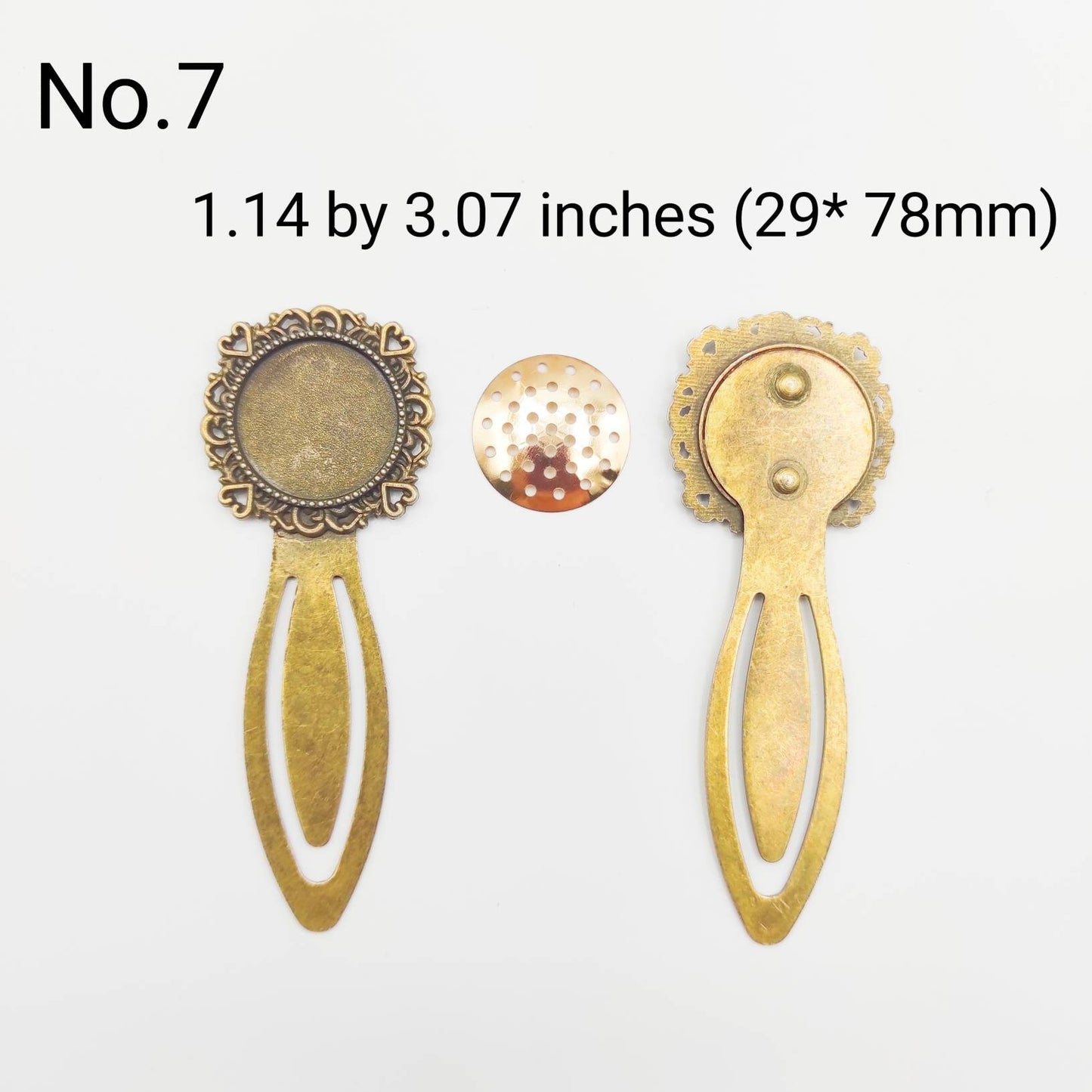 0.78inch (20mm) clip bookmark supply kit, Clip bookmark for embroidery, Cross Stitch Embroidery Frame