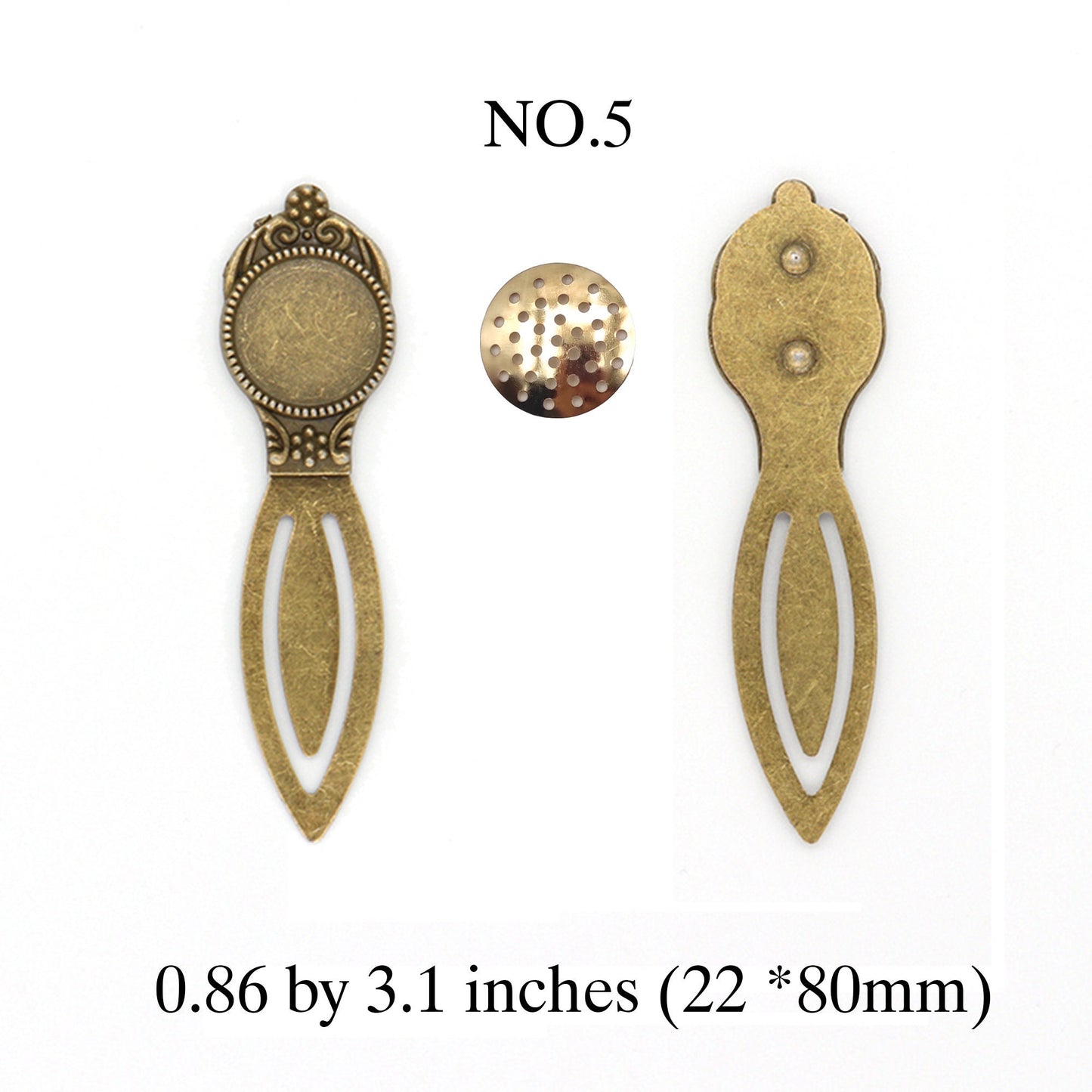 0.7inch (18mm) clip bookmark supply kit, Clip bookmark for embroidery, Cross Stitch Embroidery Frame