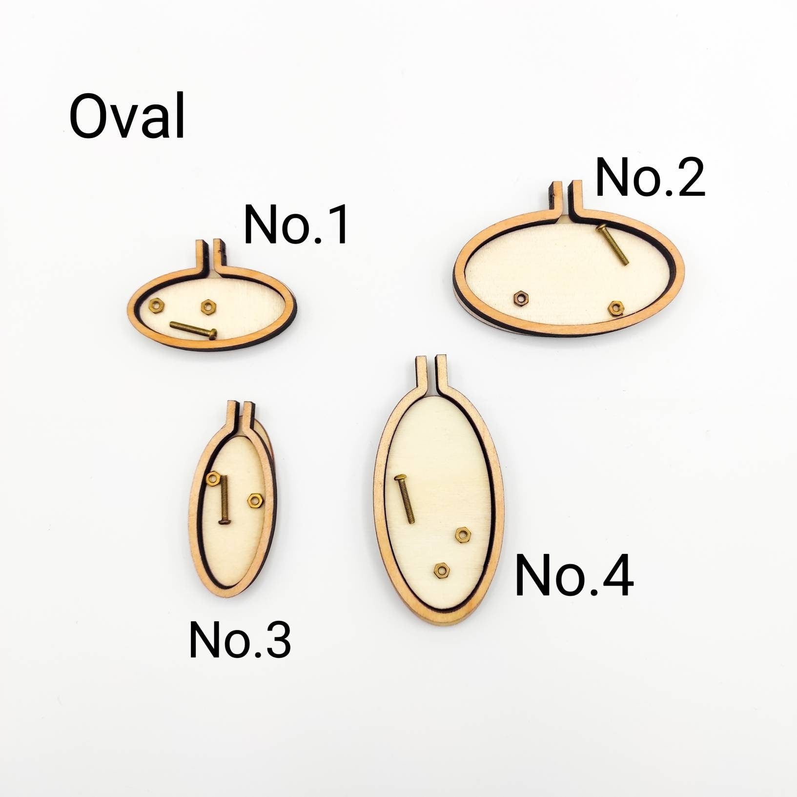 Extra Small Embroidery Hoop, Mini Wooden Embroider Hoop, Mini Oval Pendant Hoop for stitching & embroidery,DIY mini wooden hoop,