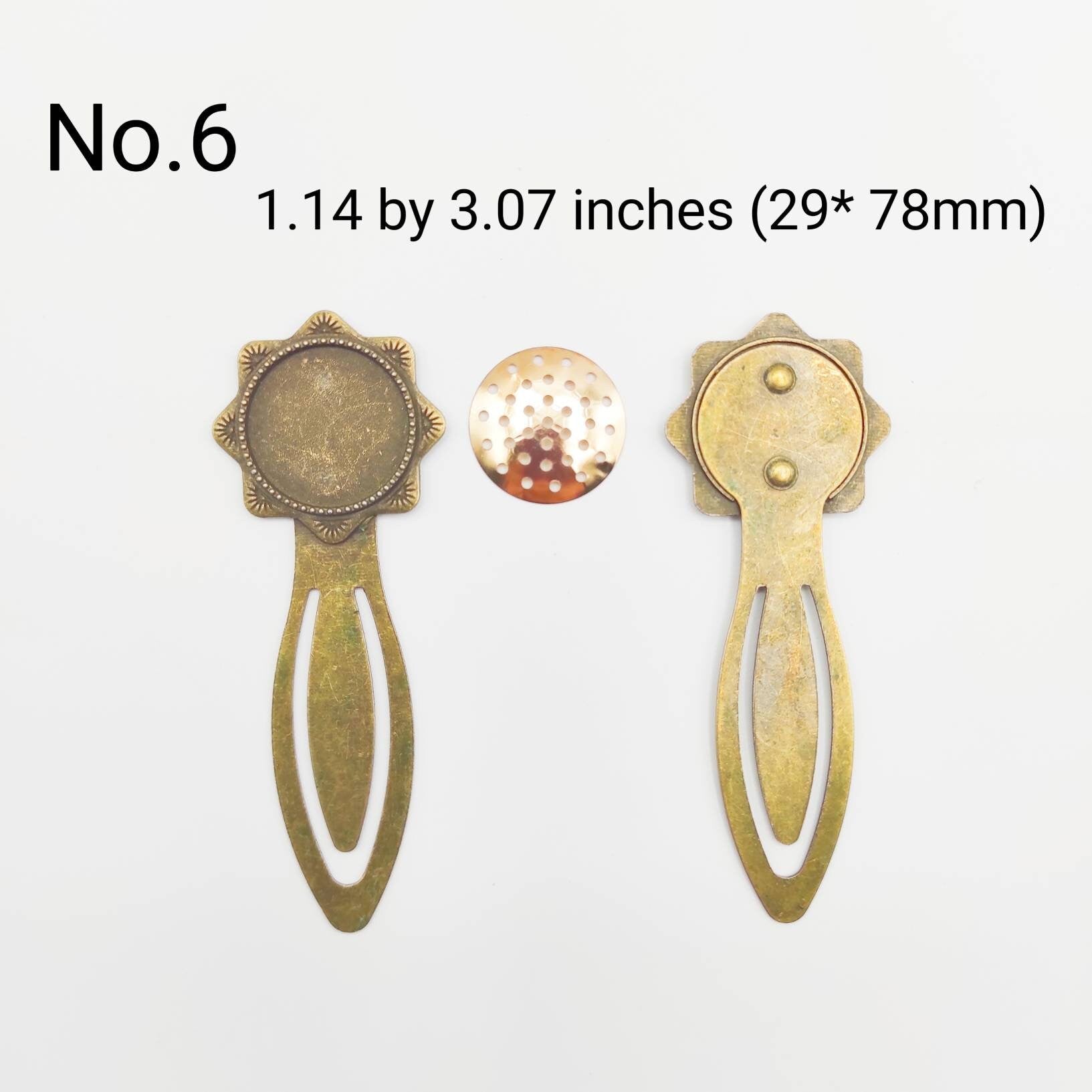 0.78inch (20mm) clip bookmark supply kit, Clip bookmark for embroidery, Cross Stitch Embroidery Frame