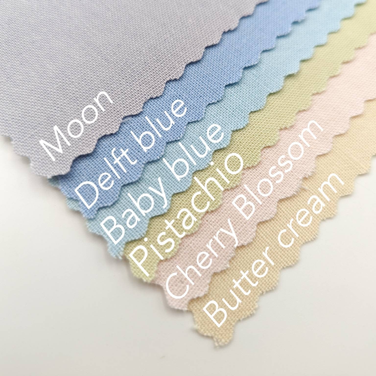 Fabric bundle, Hand Embroidery Fabric Bundle, Cotton-linen fabric for embroidery/ Craft/ Painting, Cotton Candy