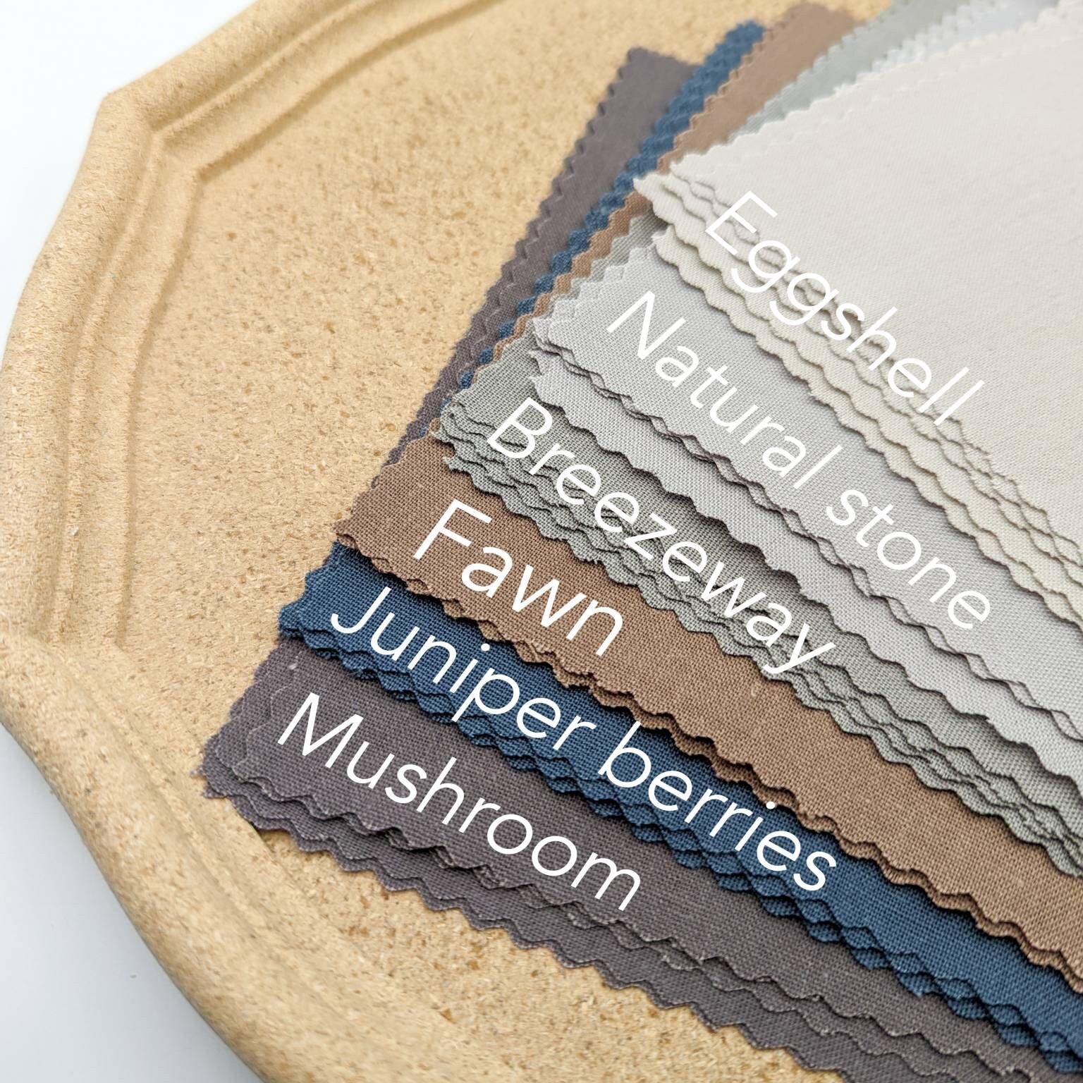 Fabric bundle, Fat Quarter Hand Embroidery Fabric Bundle, Cotton-linen fabric for embroidery/craft/painting, Dark earth tones