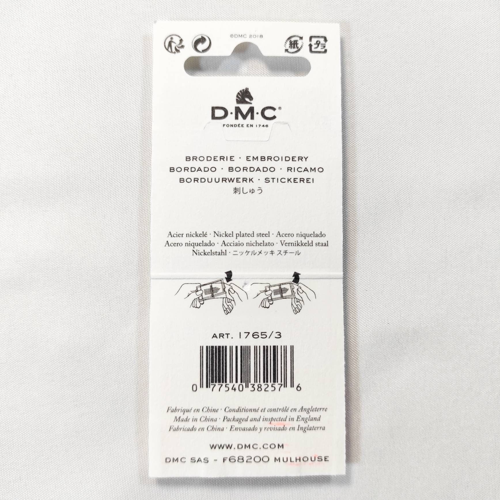 DMC Embroidery Needles 5-10, hand embroidery needles