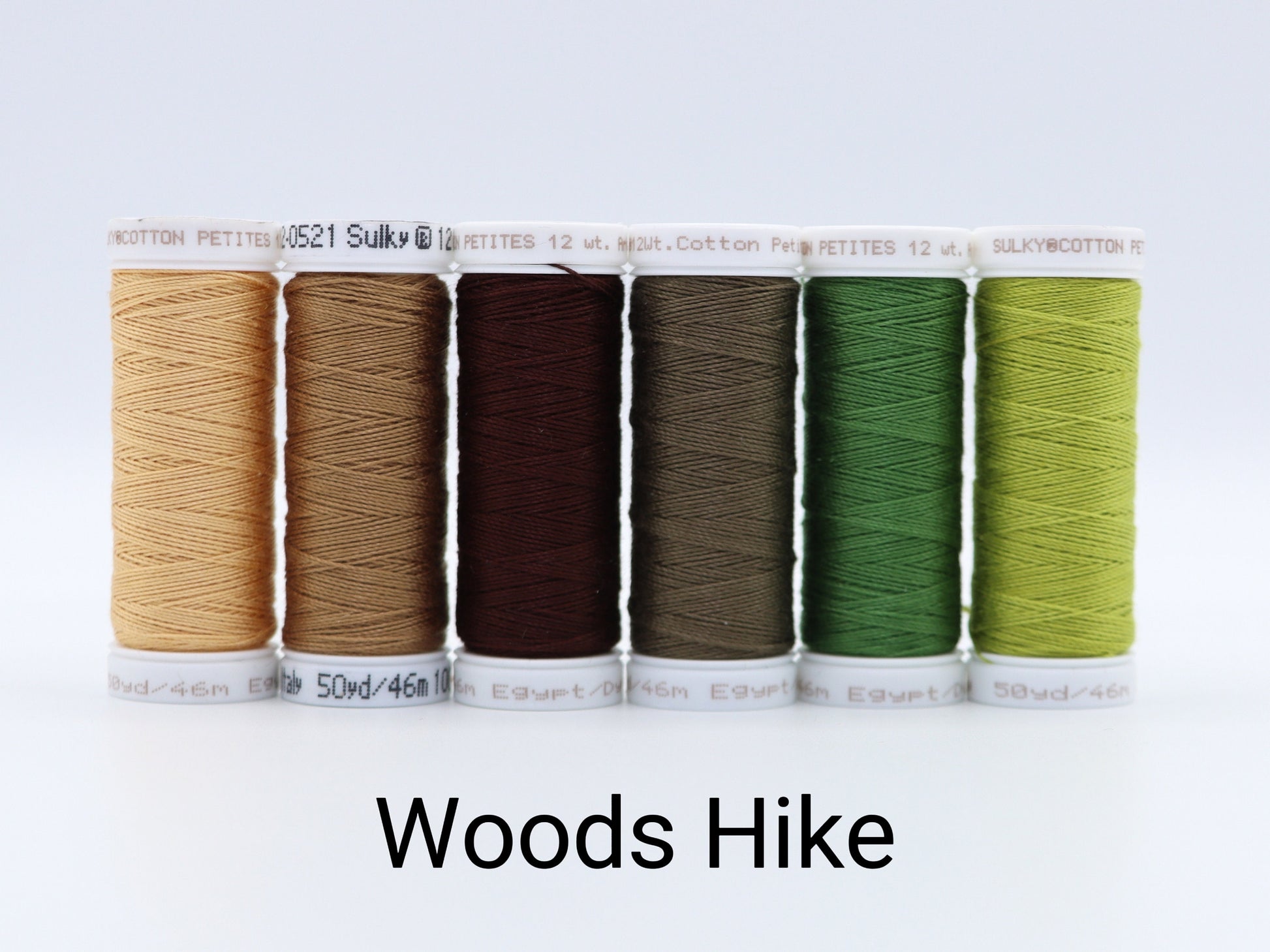 Sulky 12wt. Petites thread bundle, cotton hand embroidery thread, quilting thread, sewing thread