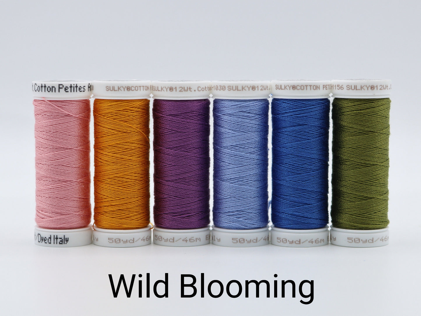 Sulky 12wt. Petites thread bundle, cotton hand embroidery thread, quilting thread, sewing thread