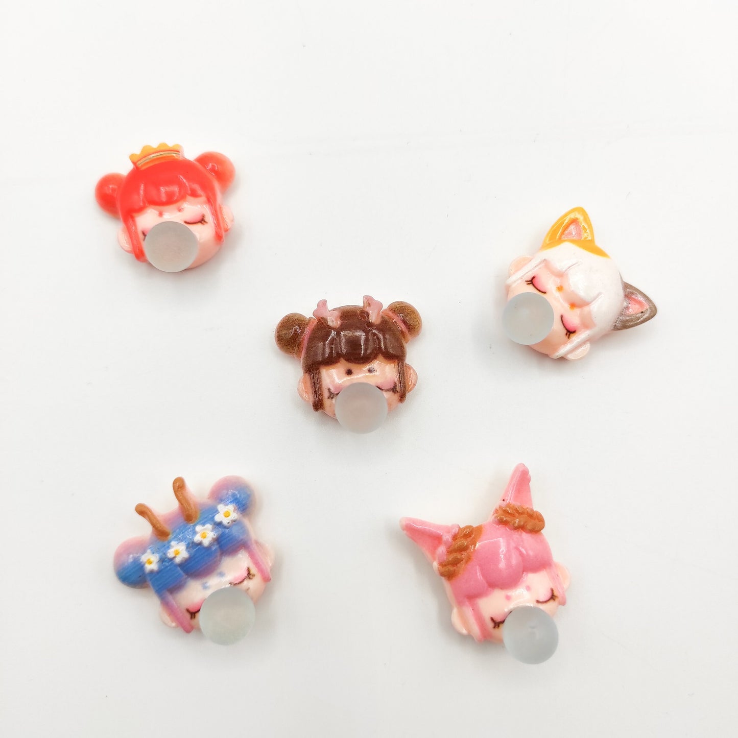 Cute Bubble Gum Girl Resin needle minders, Needle Minder for Embroidery, Cross Stitch, Needle work, Needle point tools