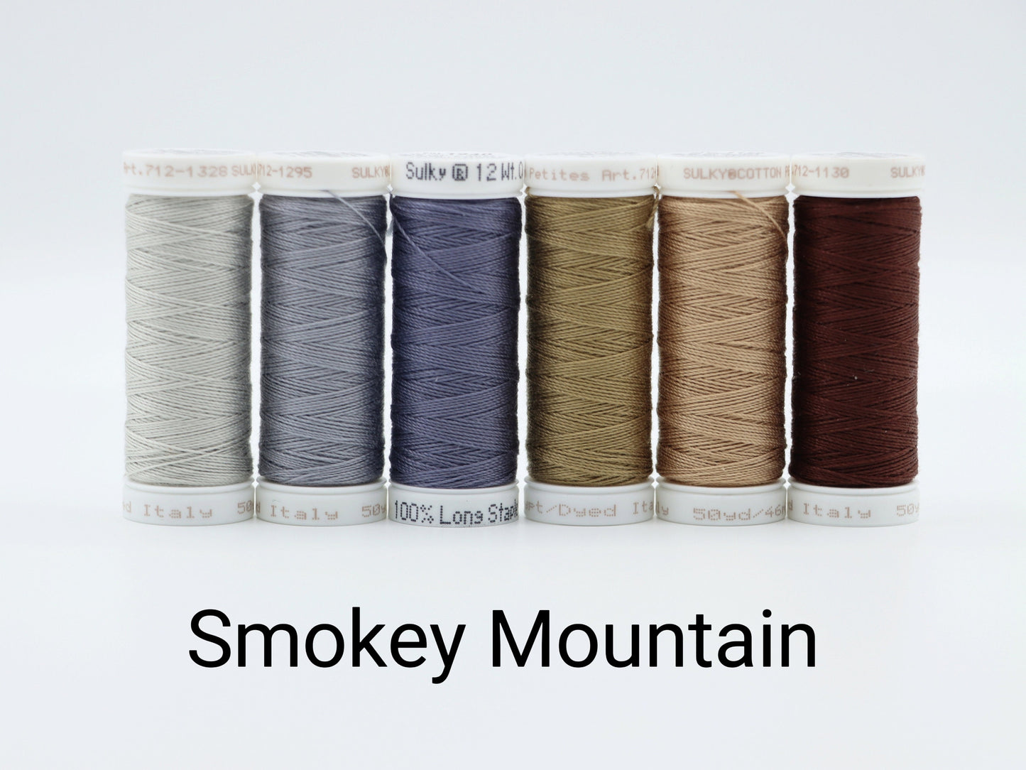 Sulky 12wt. Petites thread bundle, cotton hand embroidery thread, quilting thread, sewing thread