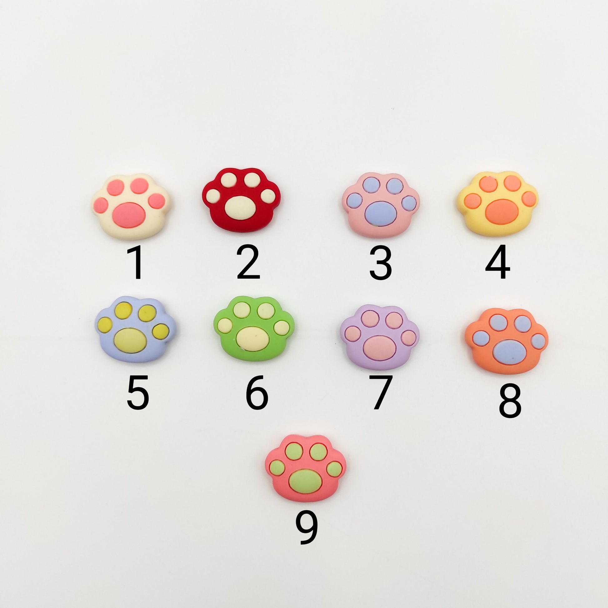 Cat Paw Resin needle minders, Needle Minder for Embroidery, Cross Stitch, Needle work, needlecraft projects and sewing.