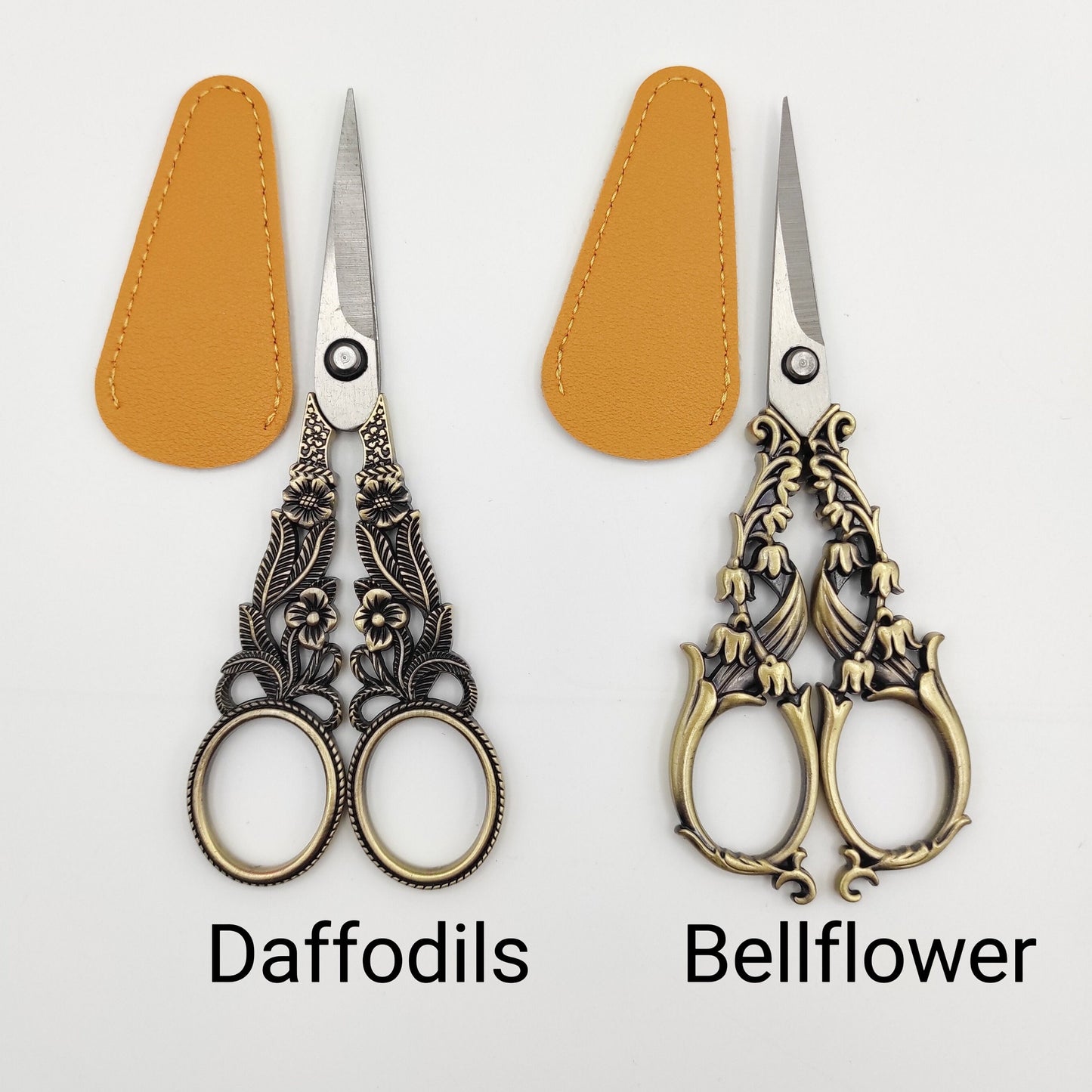 Bronze Vintage Style scissor with sheath, Embroidery/Quilting/Thread/Sewing/Knitting/Cross Stitch Sharp scissor