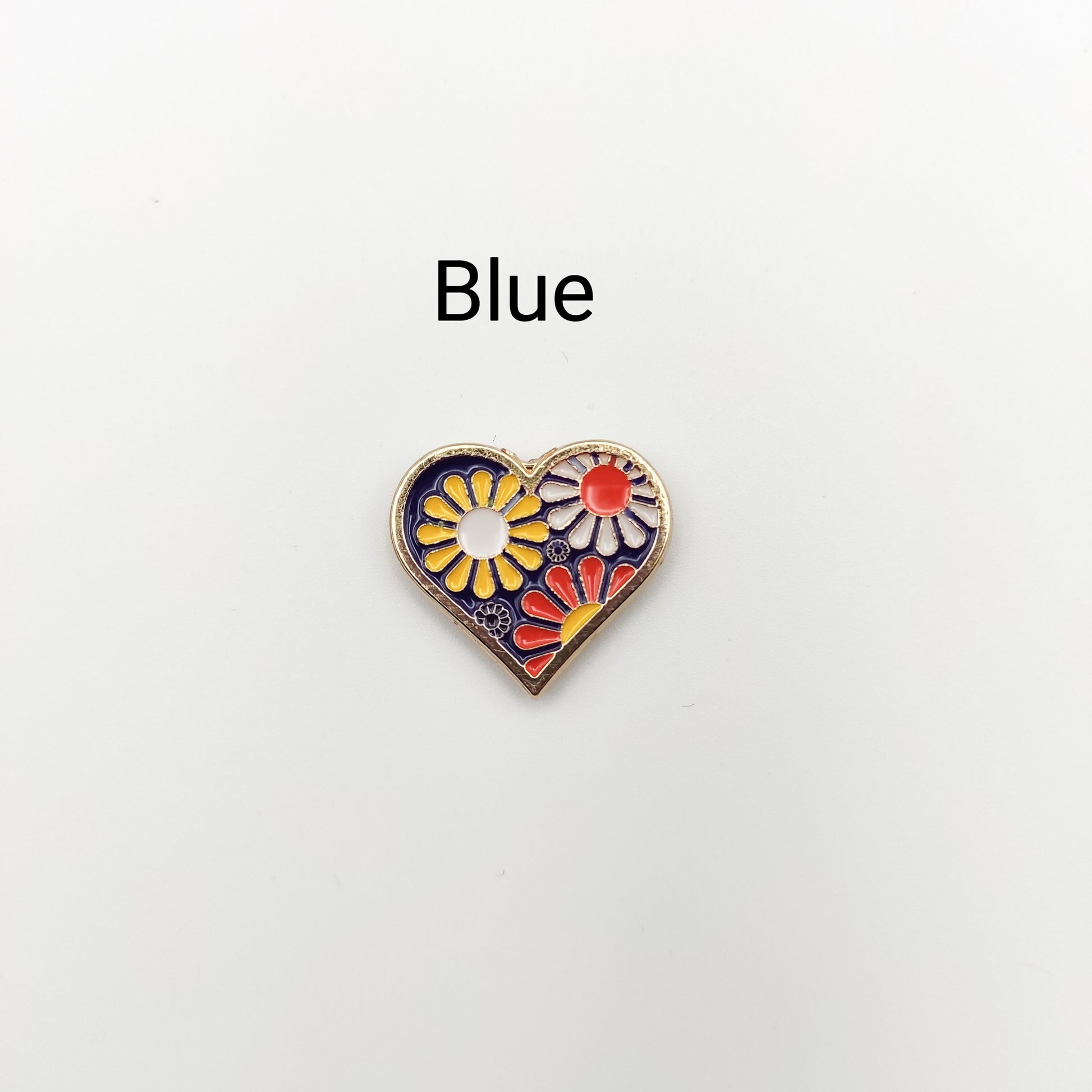 Heart enamel needle minders, Cute Needle Minder for Embroidery, Cross Stitch, Needle work, needlecraft projects and sewing.