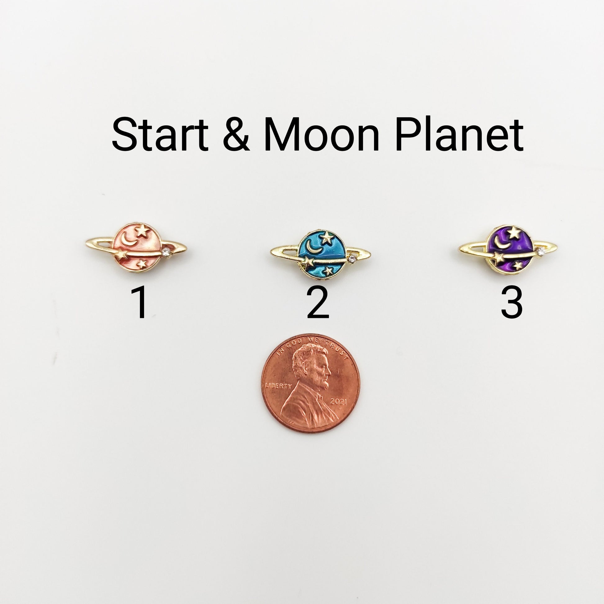 MINI planet enamel needle minders, Tiny Needle Minder for Embroidery, Cross Stitch, Needle work, Needle point tools