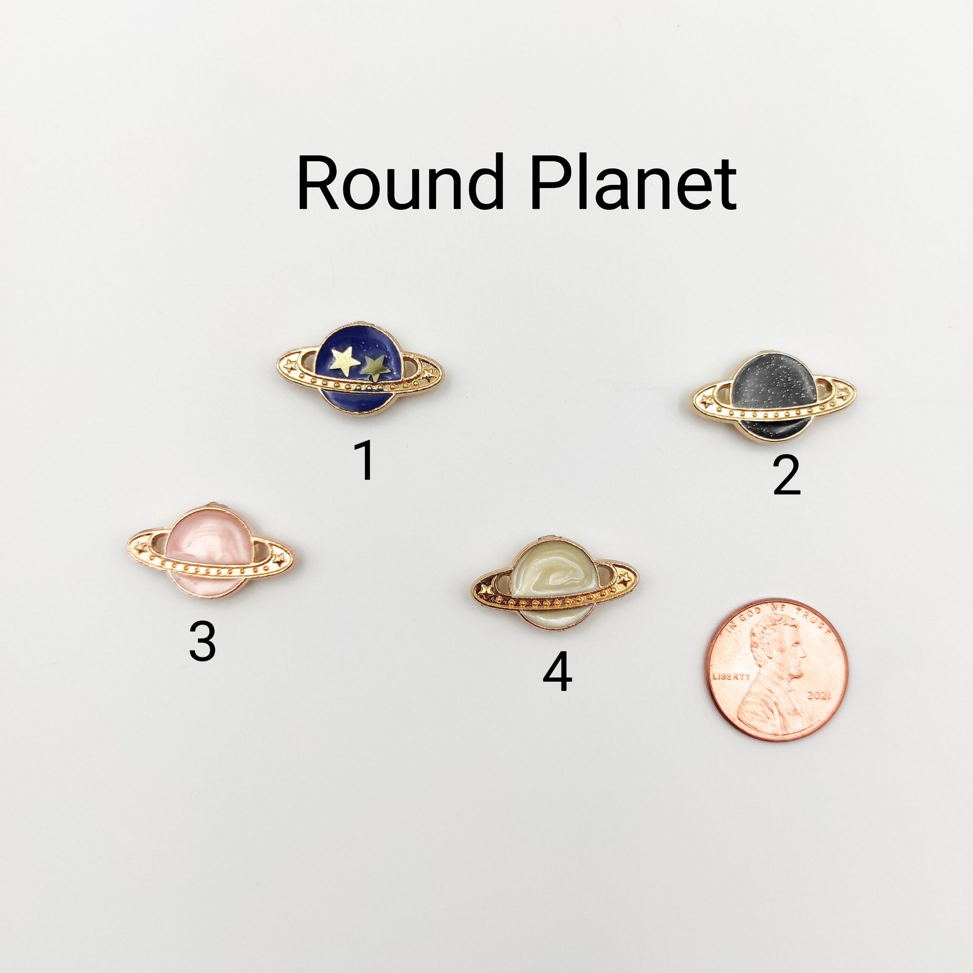 Small planet enamel needle minders, Tiny Needle Minder for Embroidery, Cross Stitch, Needle work, Needle point tools