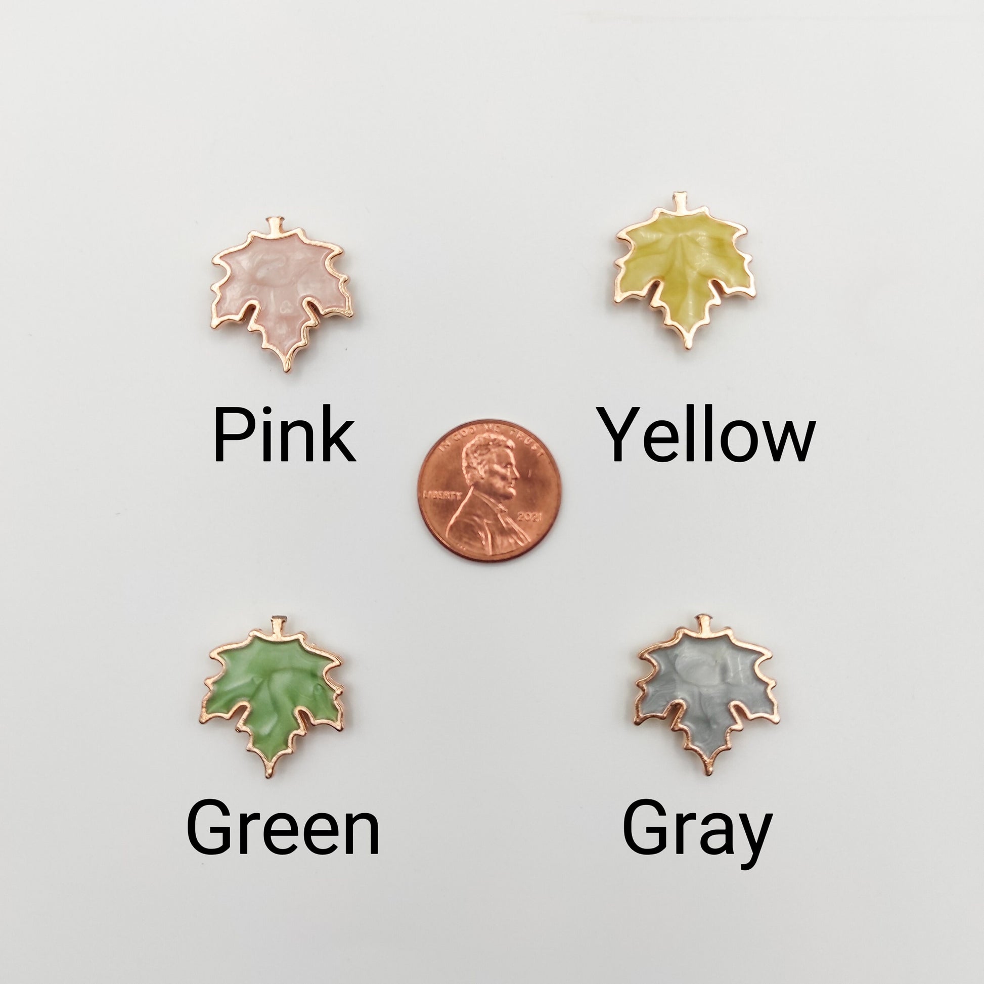 Maple Leaf enamel needle minders, Tiny Needle Minder for Embroidery, Cross Stitch, Needle work, Needle point tools