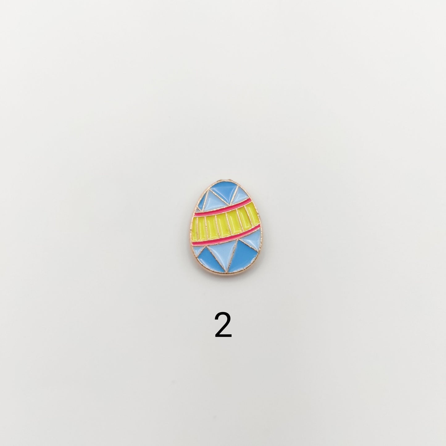 Easter Egg Enamel needle minders, Small Needle Minder for Embroidery, Cross Stitch, Needle work, Needle point tools