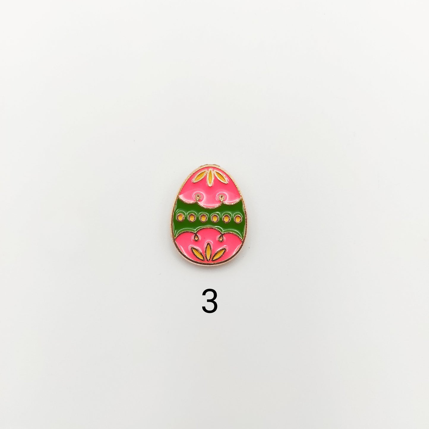 Easter Egg Enamel needle minders, Small Needle Minder for Embroidery, Cross Stitch, Needle work, Needle point tools