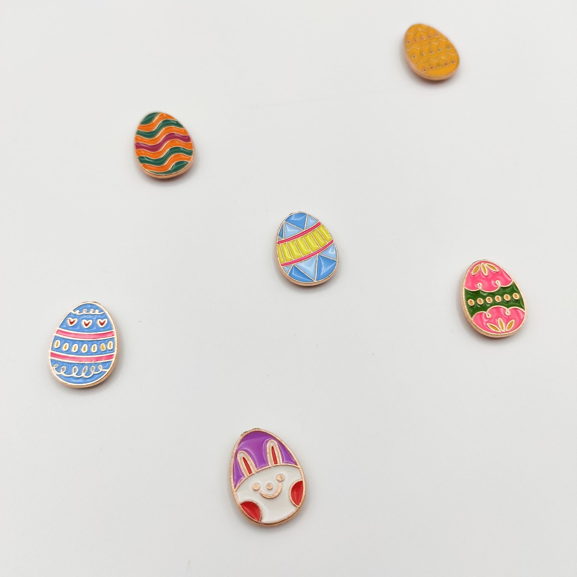 Easter Egg Enamel needle minders, Small Needle Minder for Embroidery, Cross Stitch, Needle work, Needle point tools