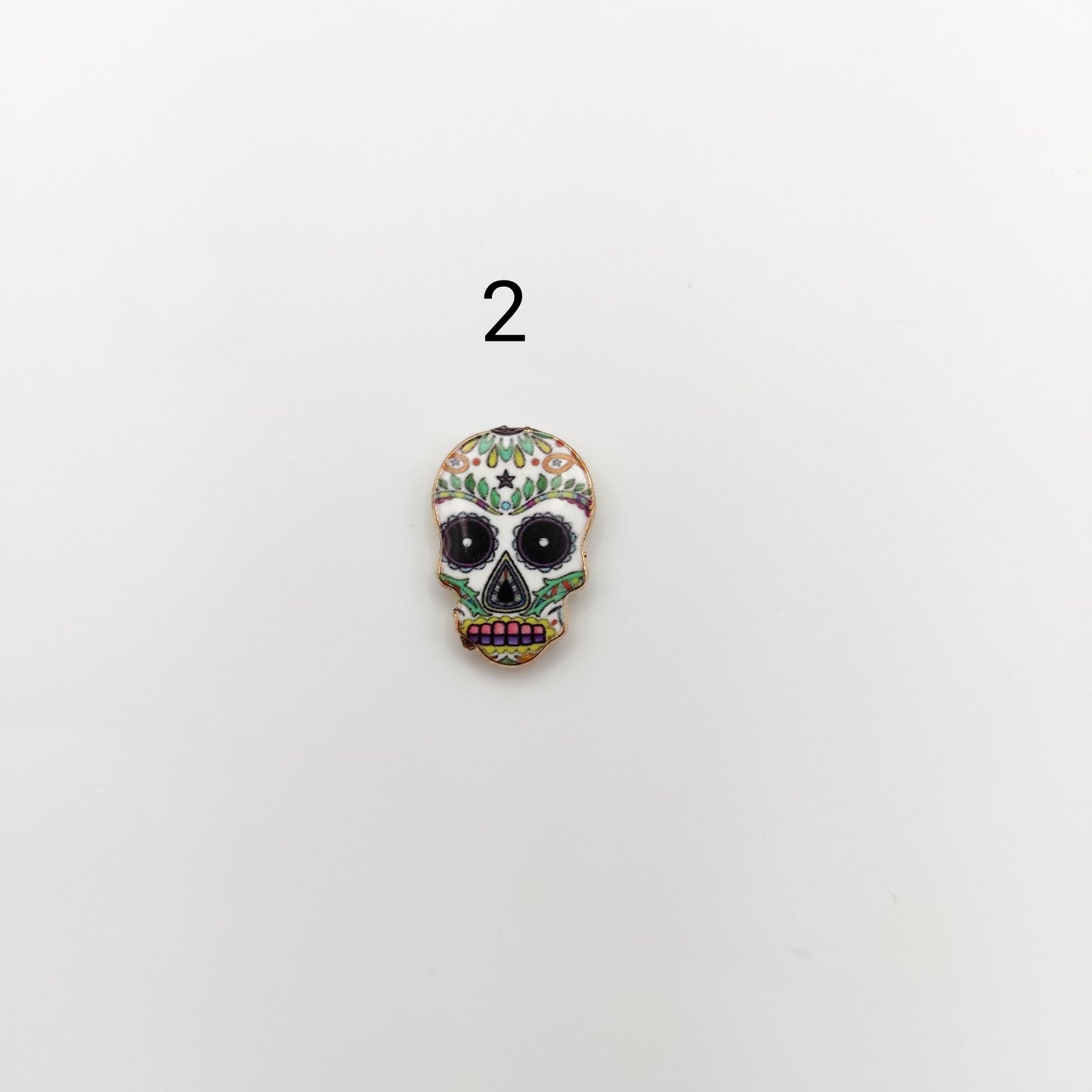 Calavera needle minders, Small Needle Minder for Embroidery, Cross Stitch, Needle work, Needle point tools