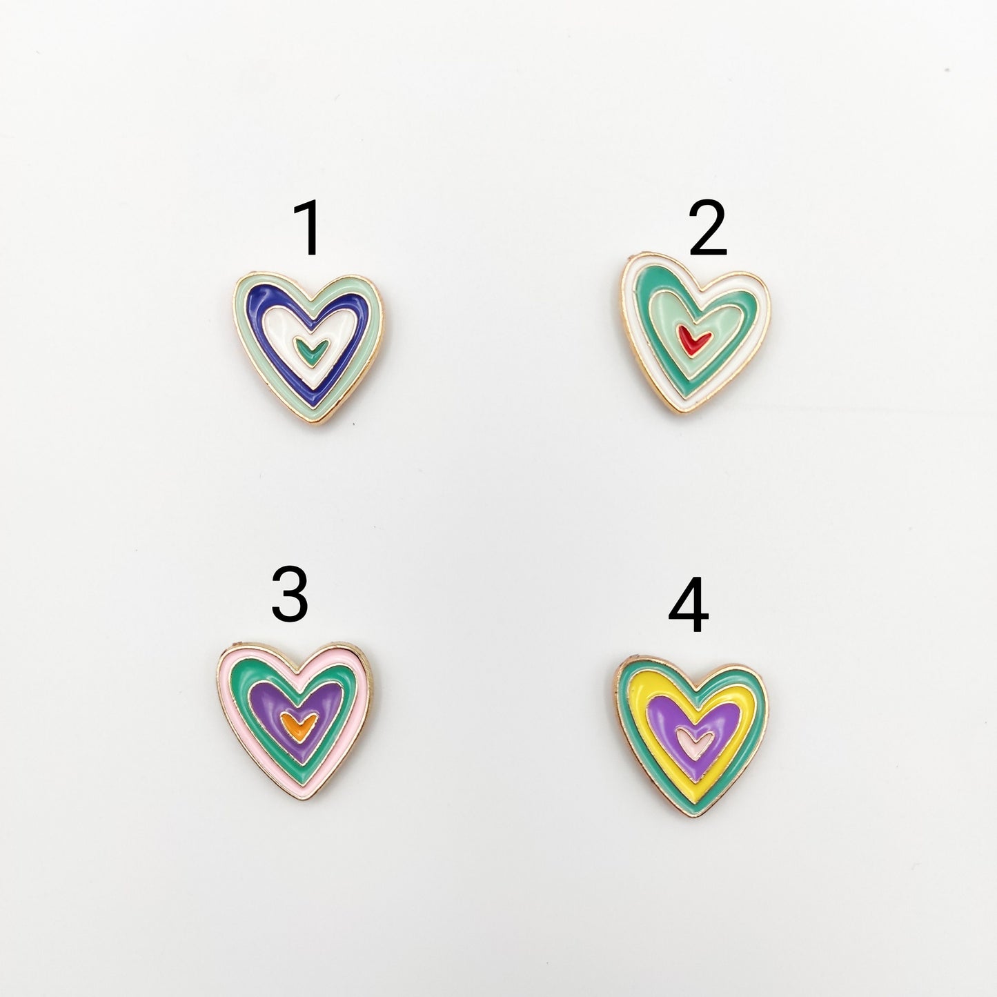 Heart enamel needle minders, Cute Needle Minder for Embroidery, Cross Stitch, Needle work, needlecraft projects and sewing.