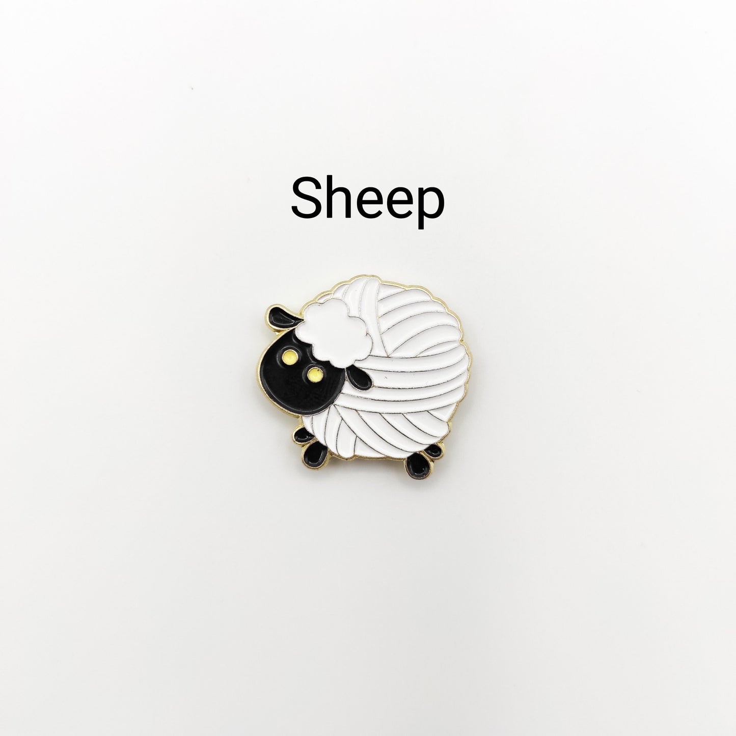 Animal enamel needle minders, Sheep, Bear, Panda, Fox, Duck Needle Minder for Embroidery, Cross Stitch, Needle work, Needle point tools