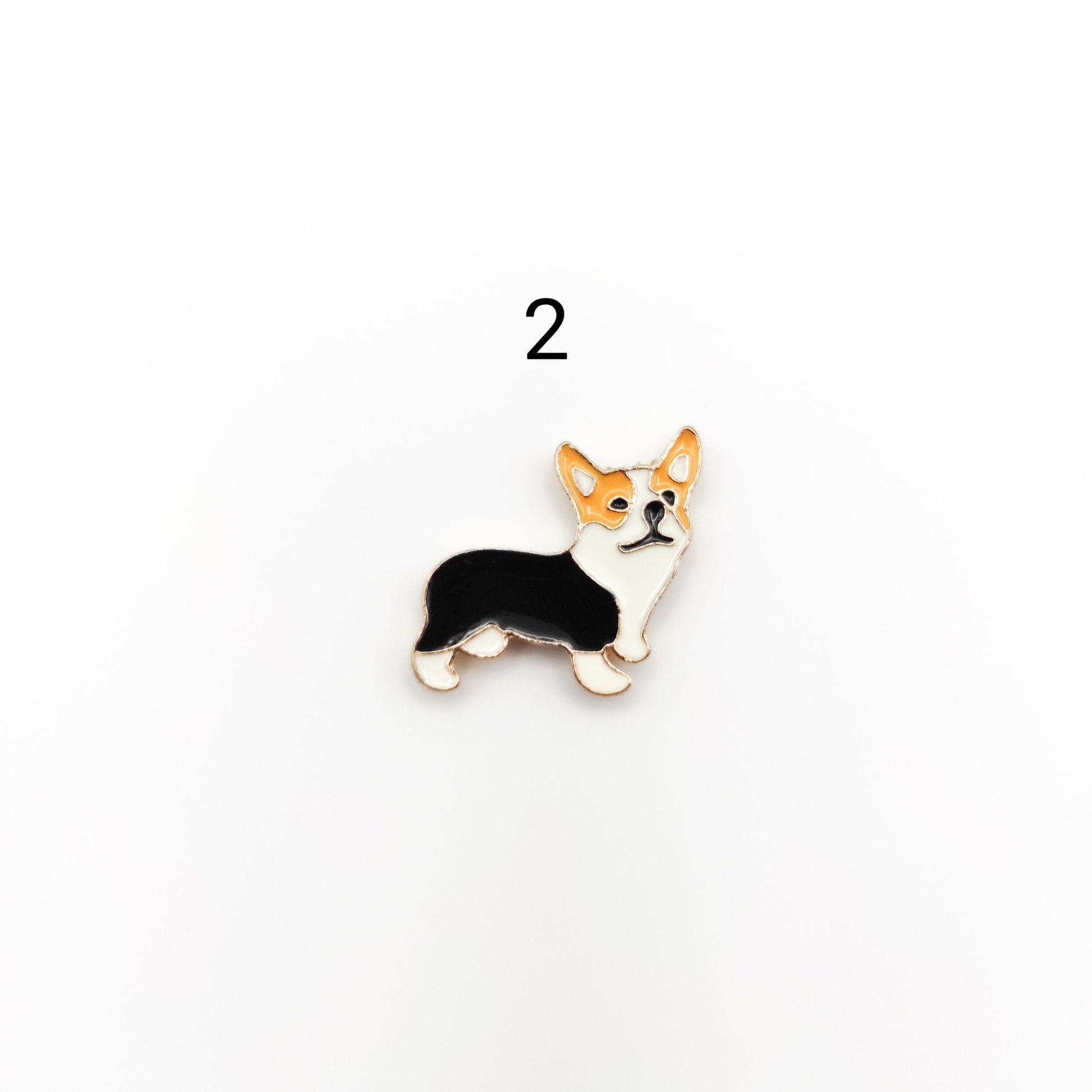 Dog Enamel Needle Minder, Needle Threader, Puppy Needle Minder/ Threader for Embroidery/ Cross Stitch/Needle work/Needlecraft/Sewing.