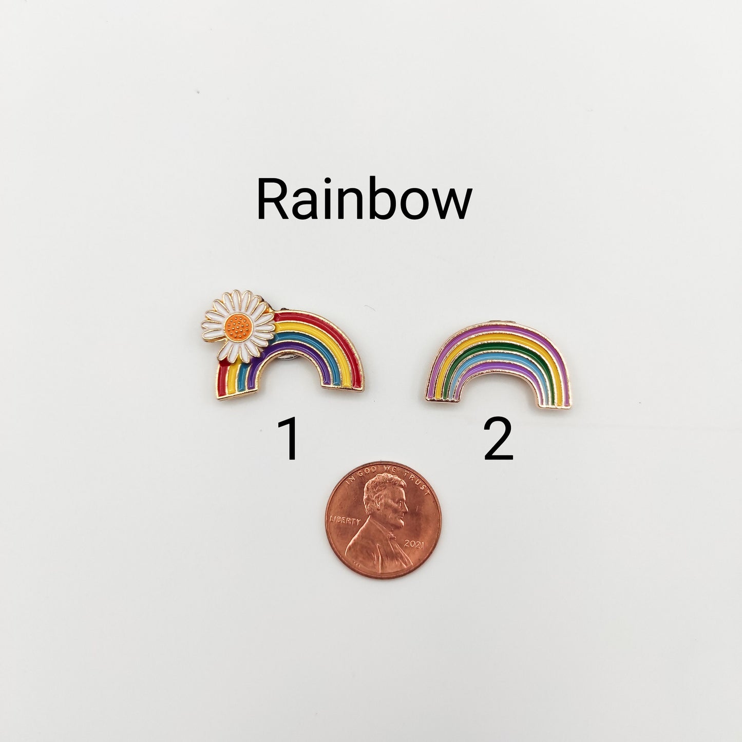 Rainbow/Hot air balloon Enamel needle minder, Needle Minder for Embroidery/ Cross Stitch/Needle work/Needlecraft/Sewing.