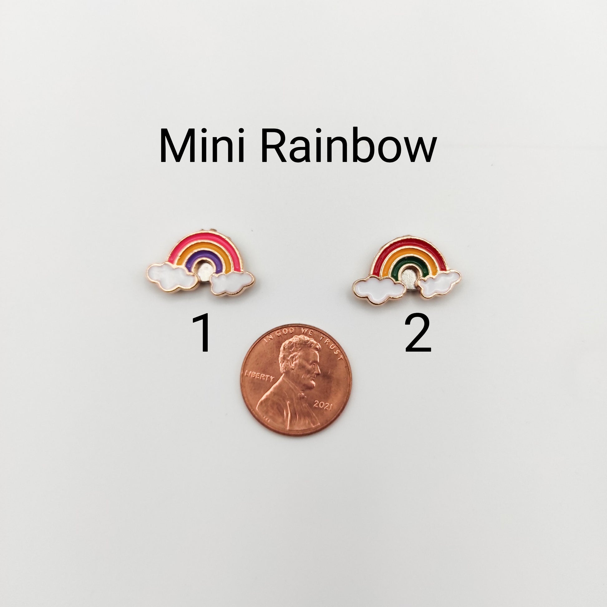 Rainbow/Hot air balloon Enamel needle minder, Needle Minder for Embroidery/ Cross Stitch/Needle work/Needlecraft/Sewing.