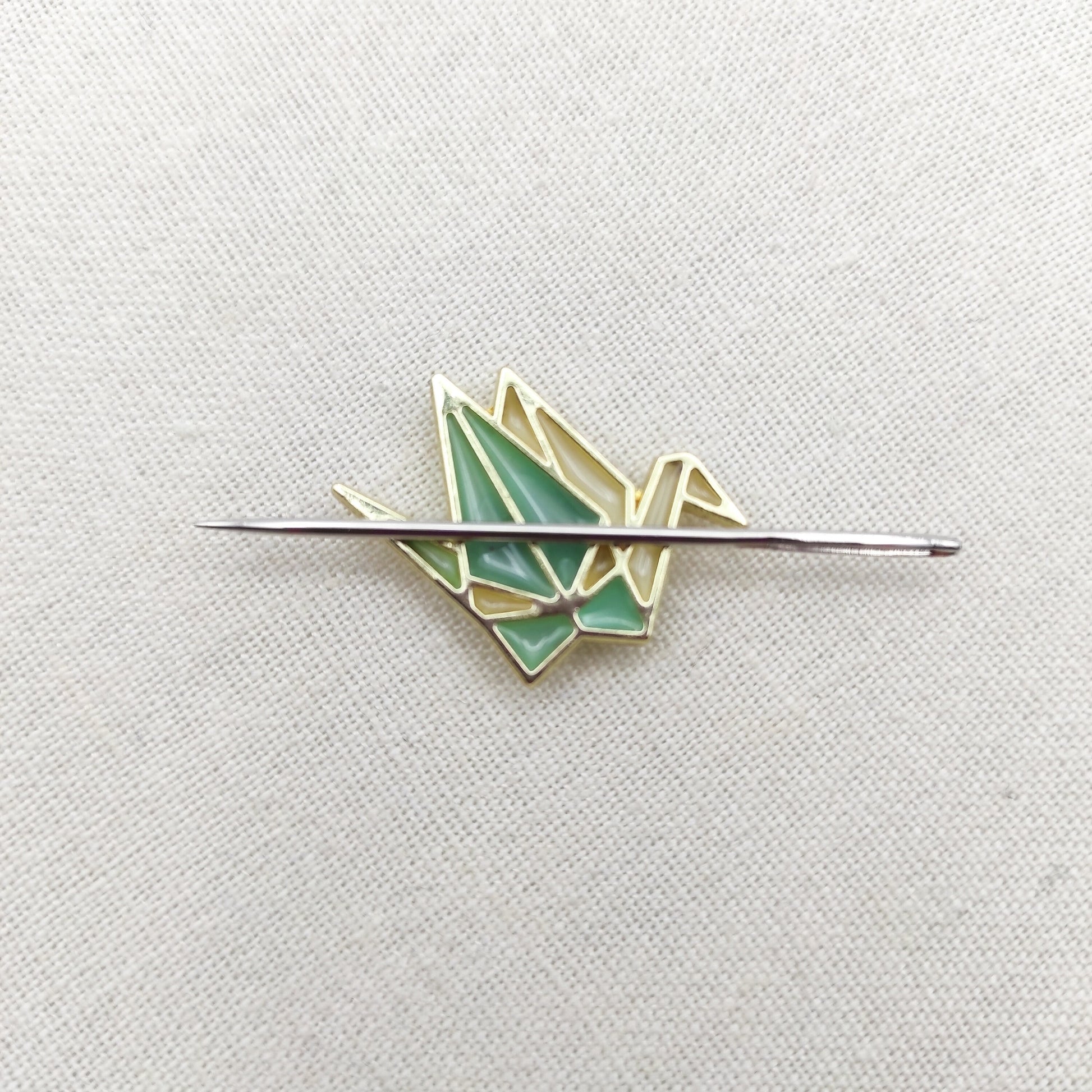 Paper Crane needle minders, Needle Minder for Embroidery, Cross Stitch, Needle work, Needle point tools