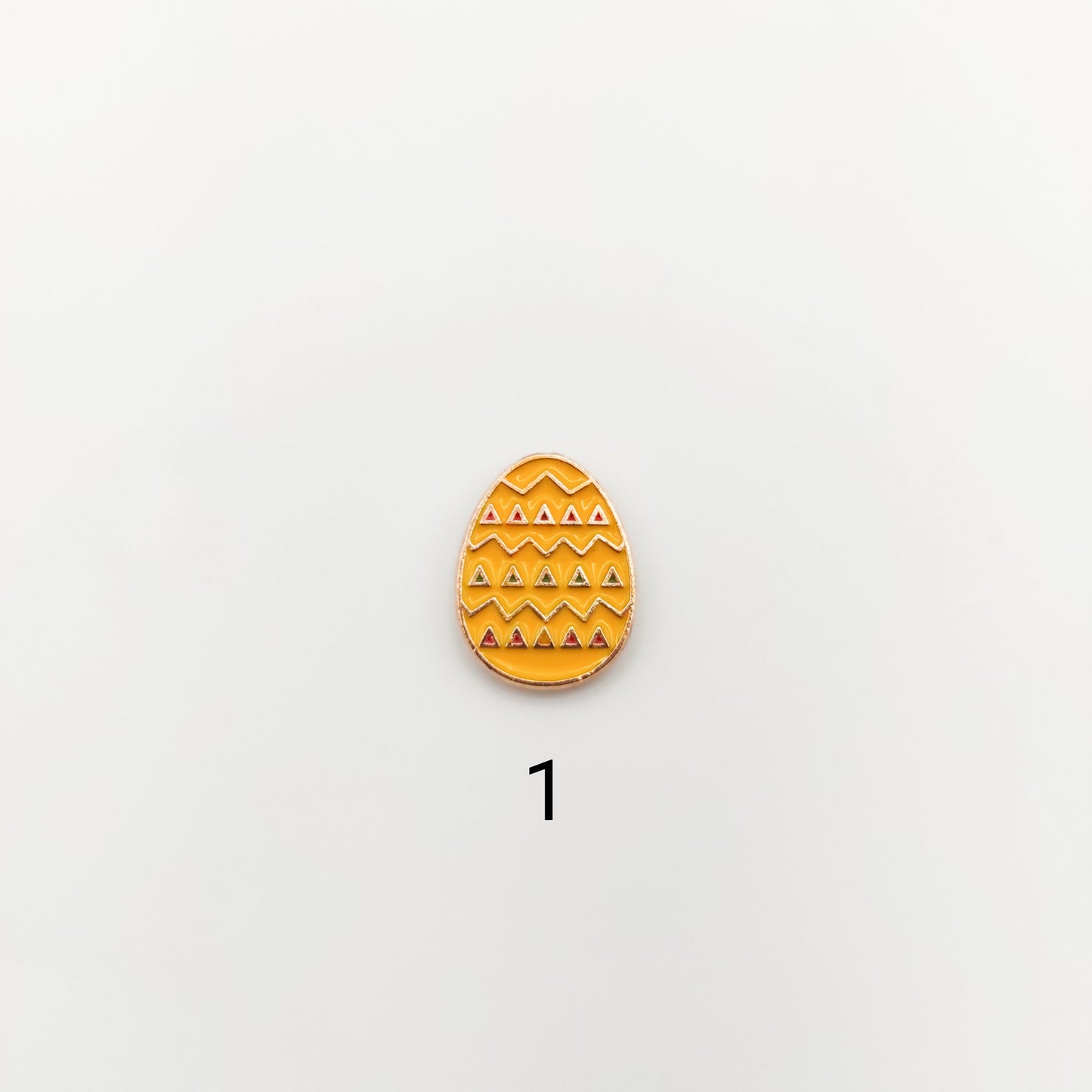 Easter Egg Enamel needle minders, Small Needle Minder for Embroidery, Cross Stitch, Needle work, Needle point tools