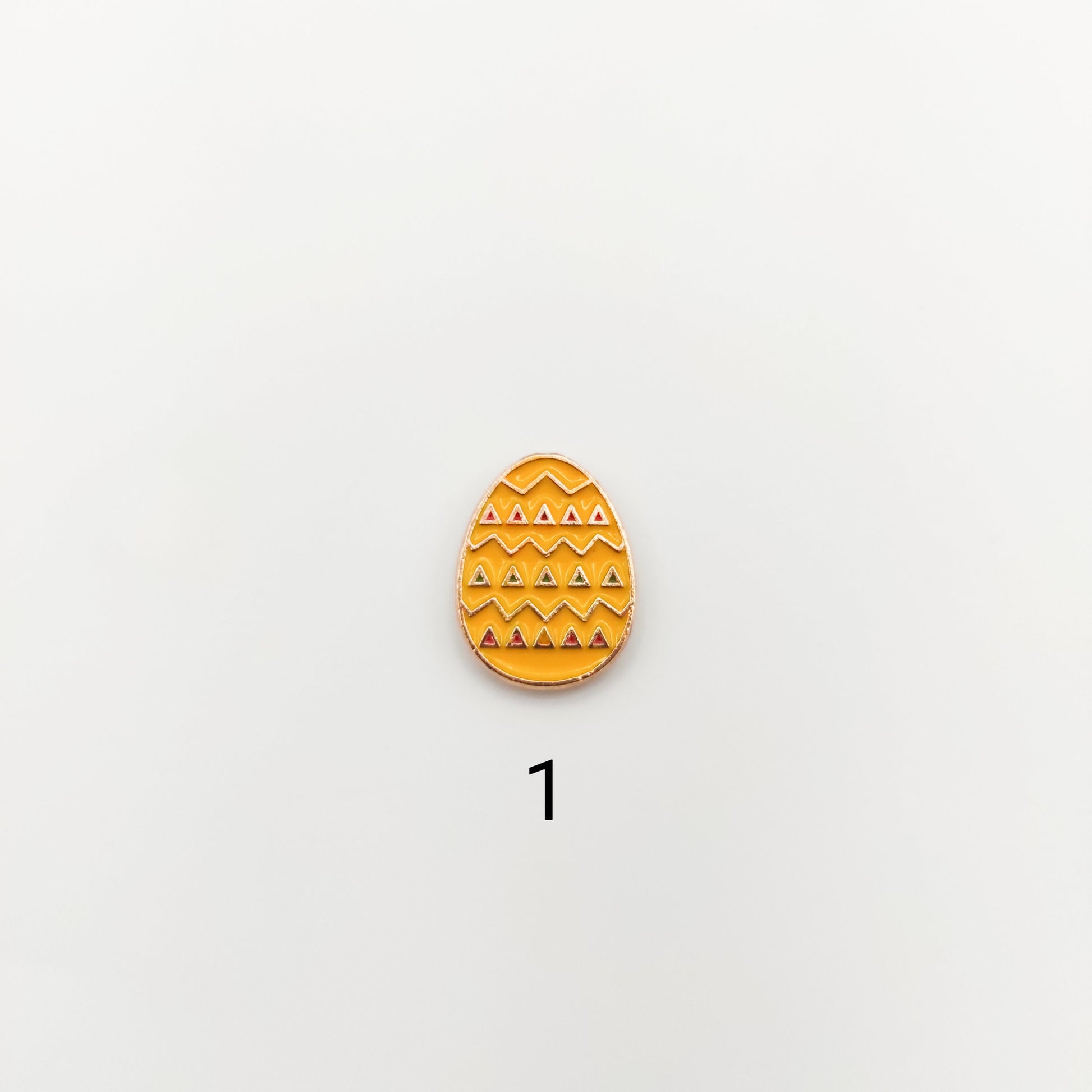 Easter Egg Enamel needle minders, Small Needle Minder for Embroidery, Cross Stitch, Needle work, Needle point tools