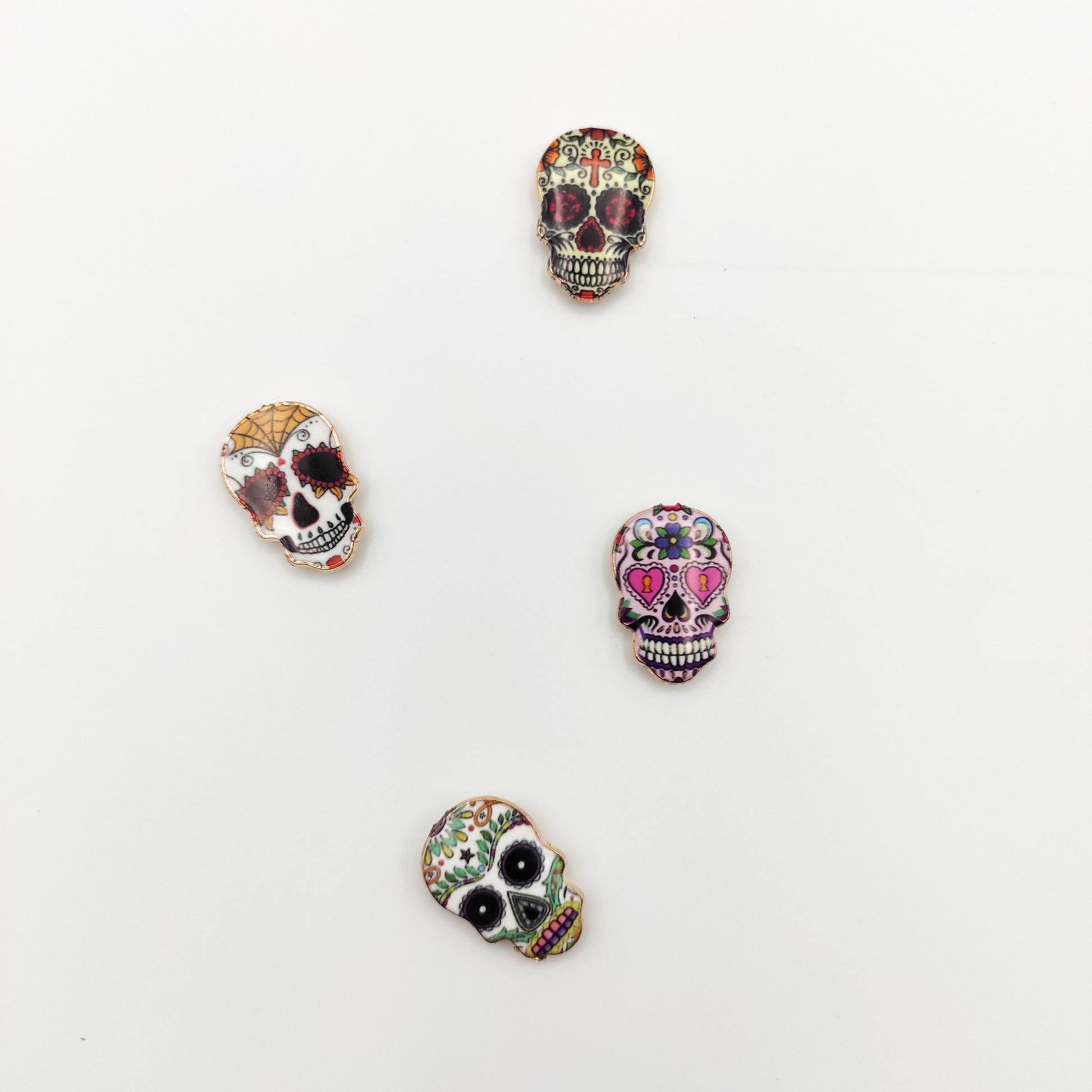 Calavera needle minders, Small Needle Minder for Embroidery, Cross Stitch, Needle work, Needle point tools