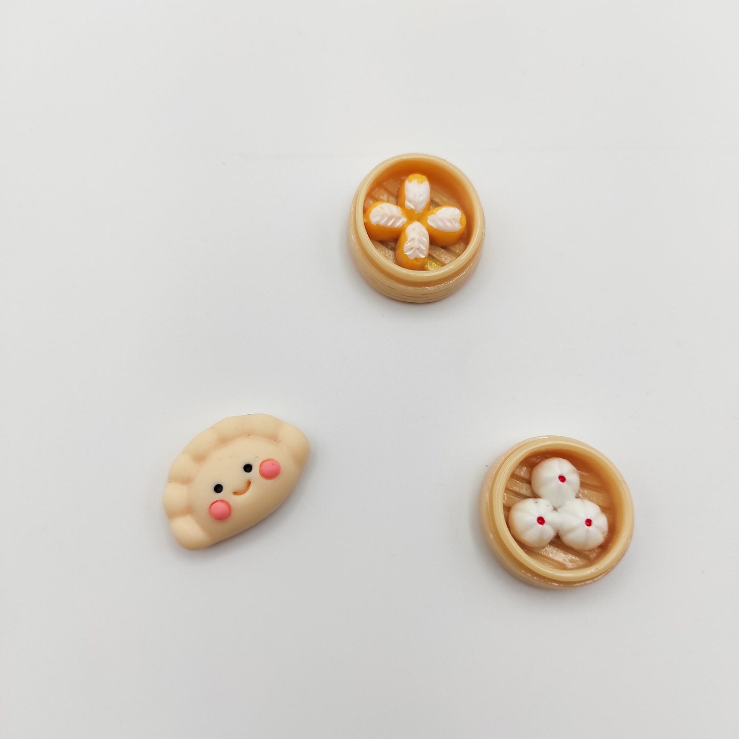 Dim Sum Resin needle minders, Needle Minders for Embroidery, Cross Stitch, Needlework, Needlepoint tools, Needle Keeper