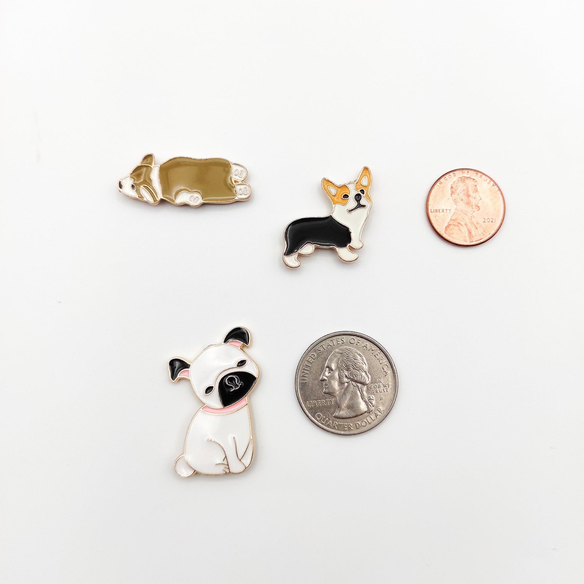 Dog Enamel Needle Minder, Needle Threader, Puppy Needle Minder/ Threader for Embroidery/ Cross Stitch/Needle work/Needlecraft/Sewing.