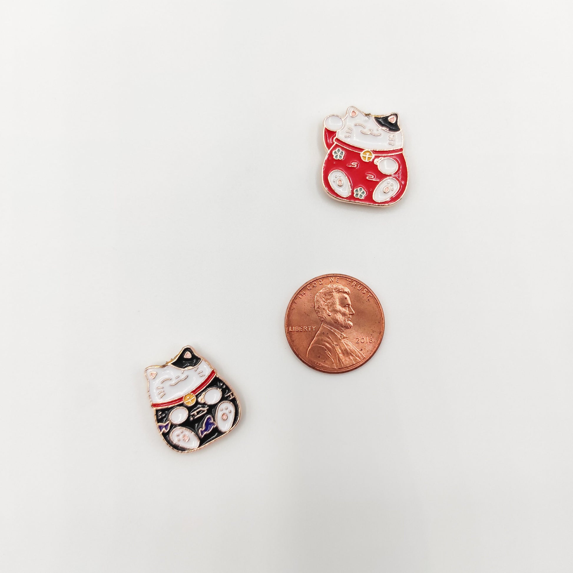 Lucky Cat Enamel Needle Minder, Koi Kite Needle Minder for Embroidery/ Cross Stitch/Needle work/Needlecraft/Sewing.