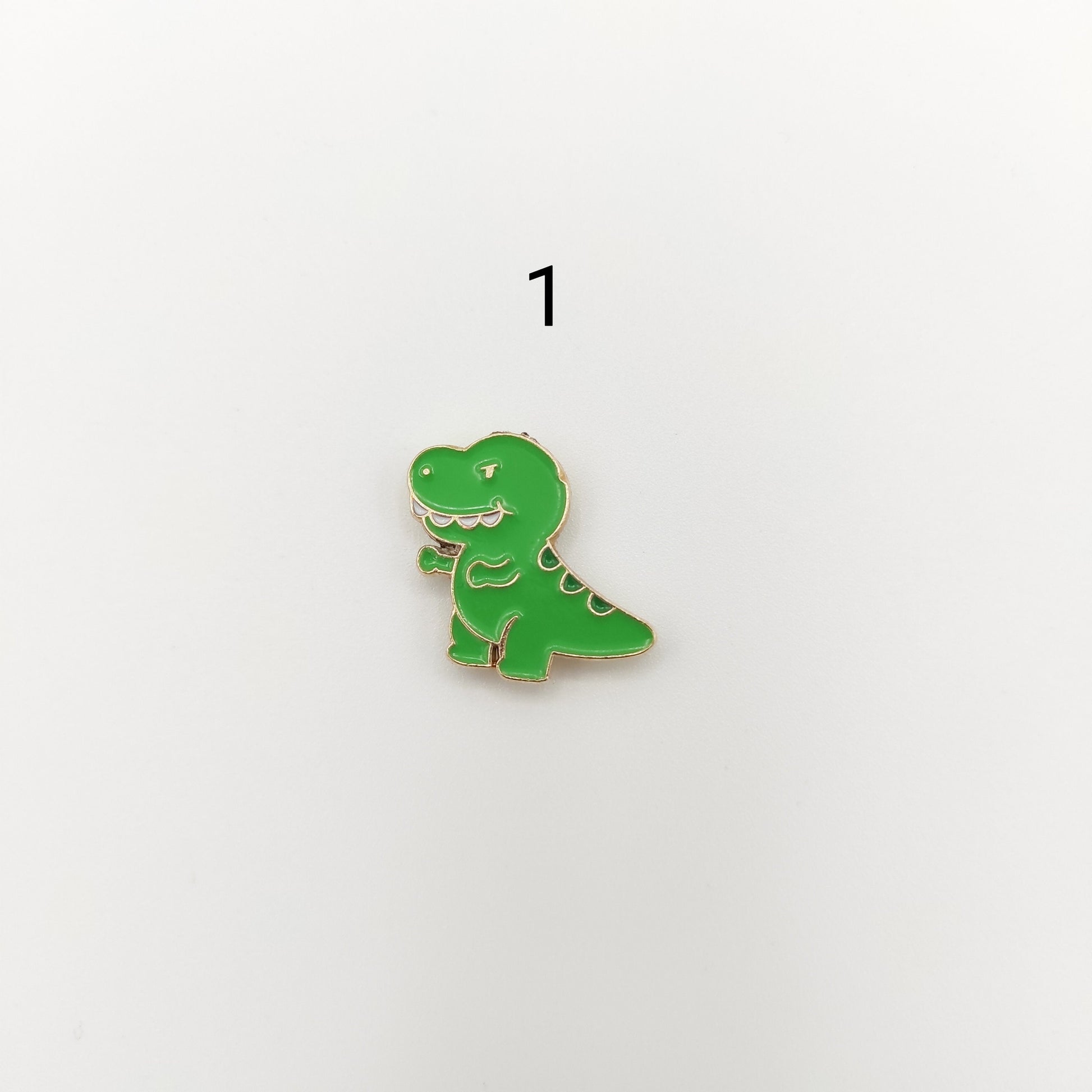 Dinosaur Enamel Needle Minder, Small Needle Minder for Embroidery/Cross Stitch/Needle work/Needlecraft/Sewing